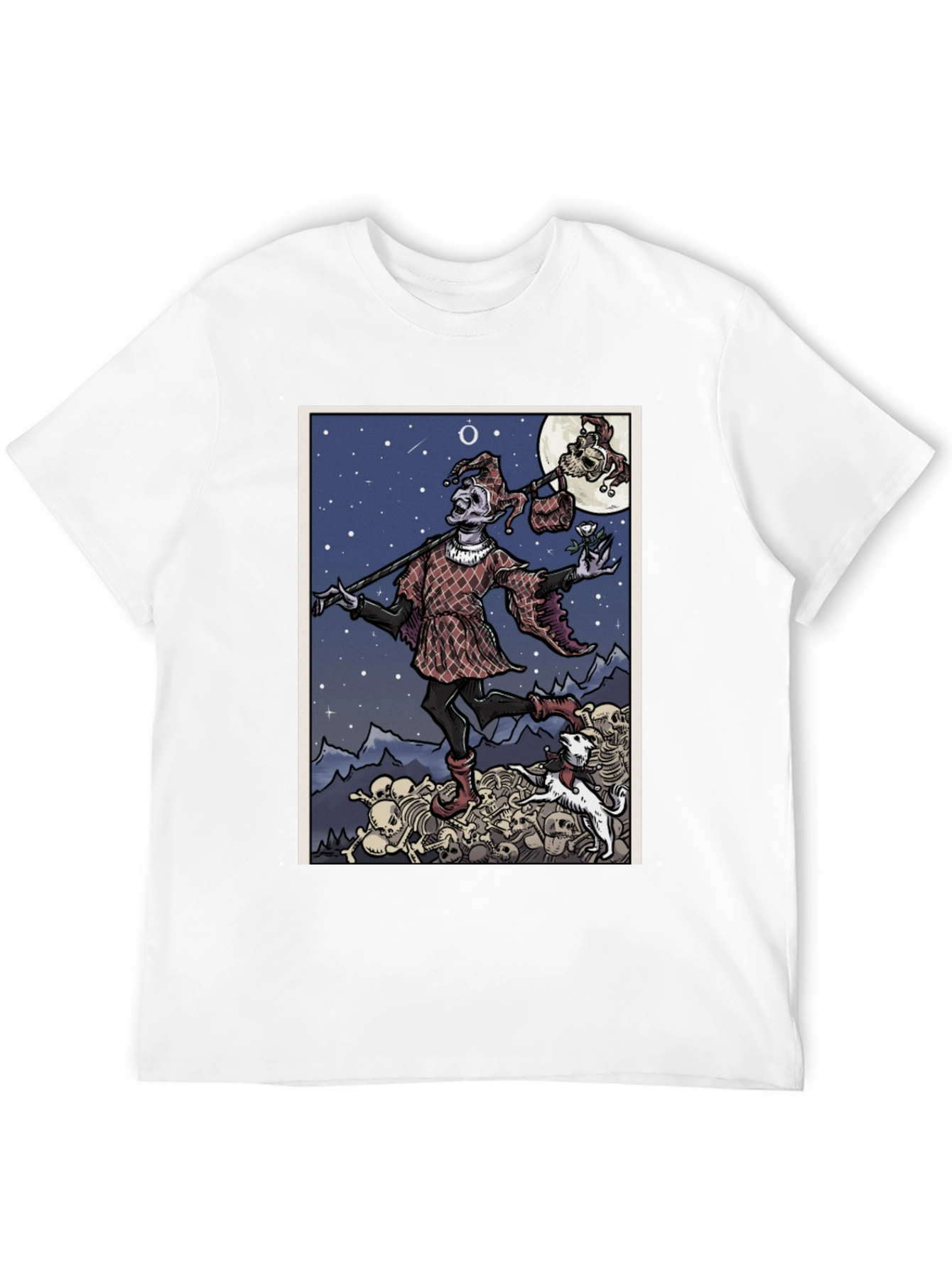 The Fool Tarot Card Graphic Tee - Unique Design
