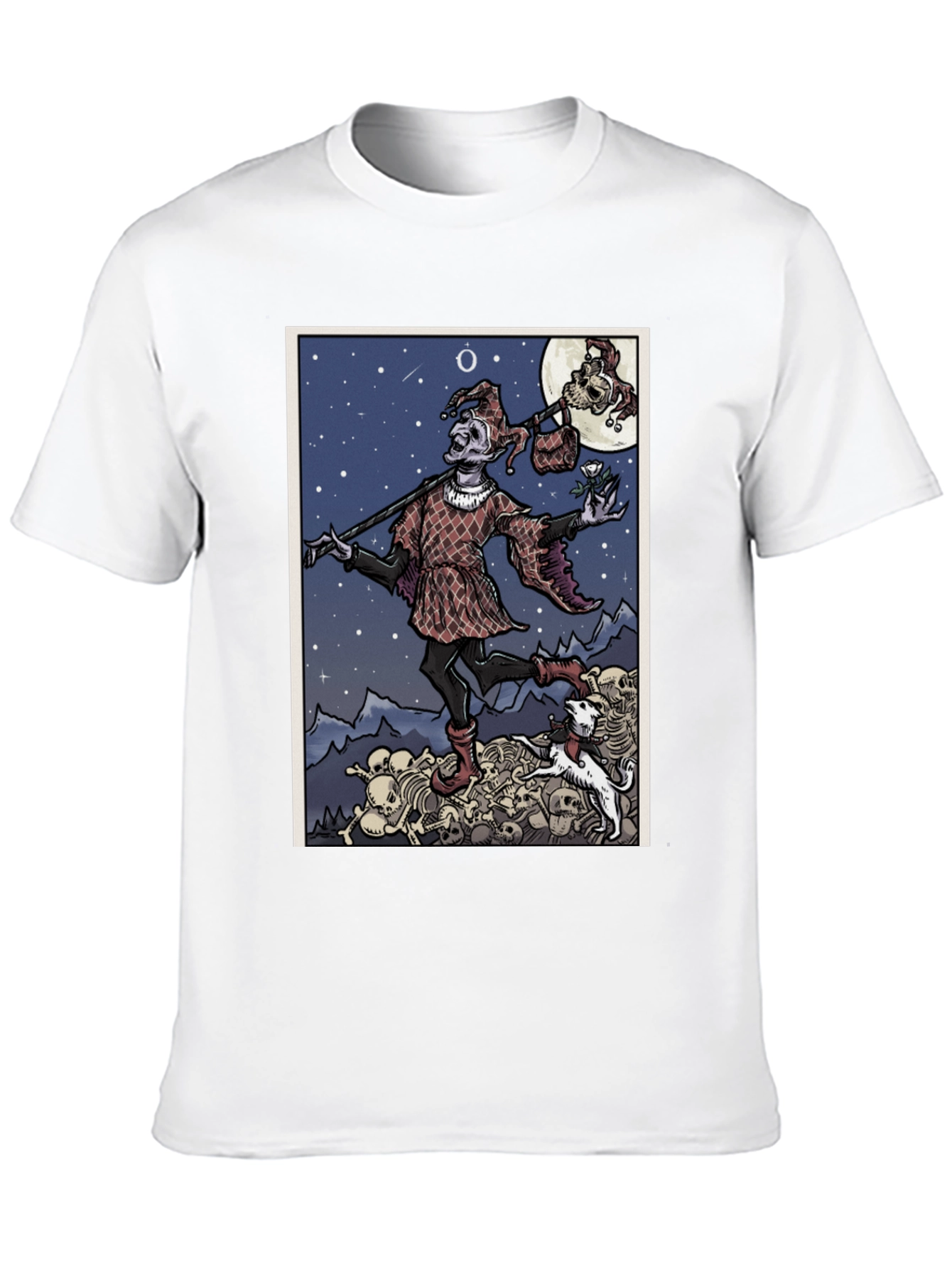The Fool Tarot Card Graphic Tee - Unique Design