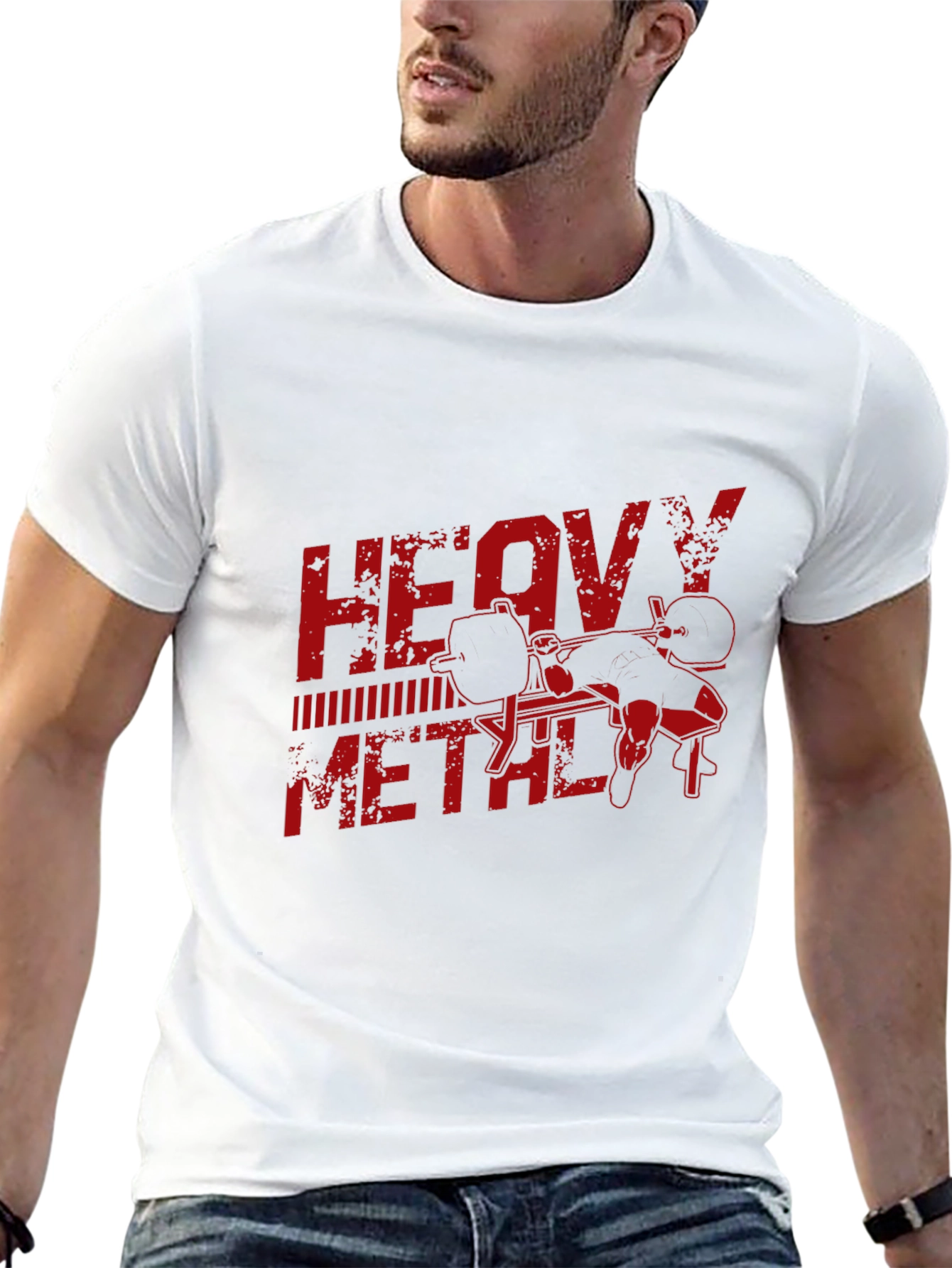 Heavy Metal Gym T-Shirt - Black Workout Tee