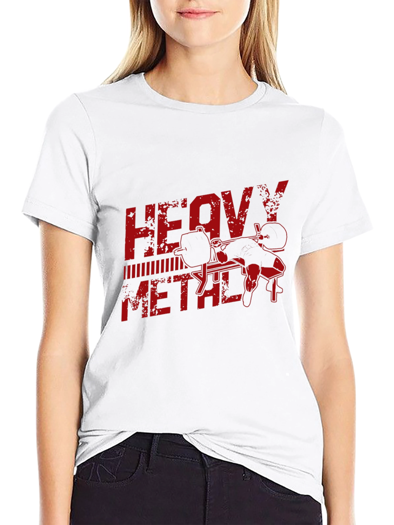 Heavy Metal Gym T-Shirt - Black Workout Tee