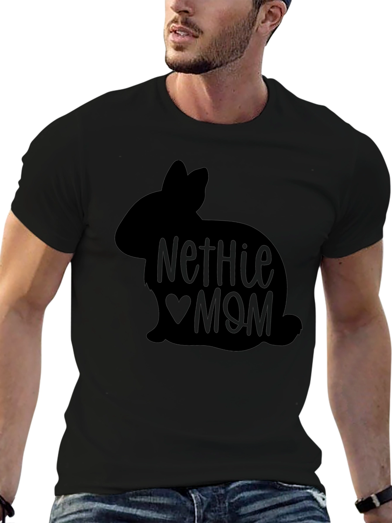 Netherland Dwarf Rabbit Mom T-Shirt