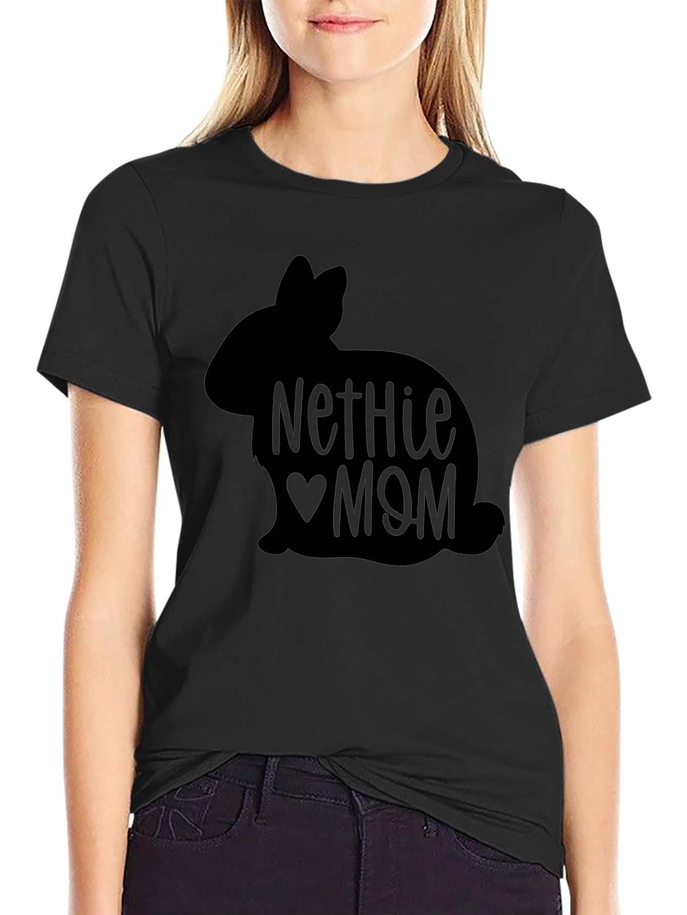 Netherland Dwarf Rabbit Mom T-Shirt