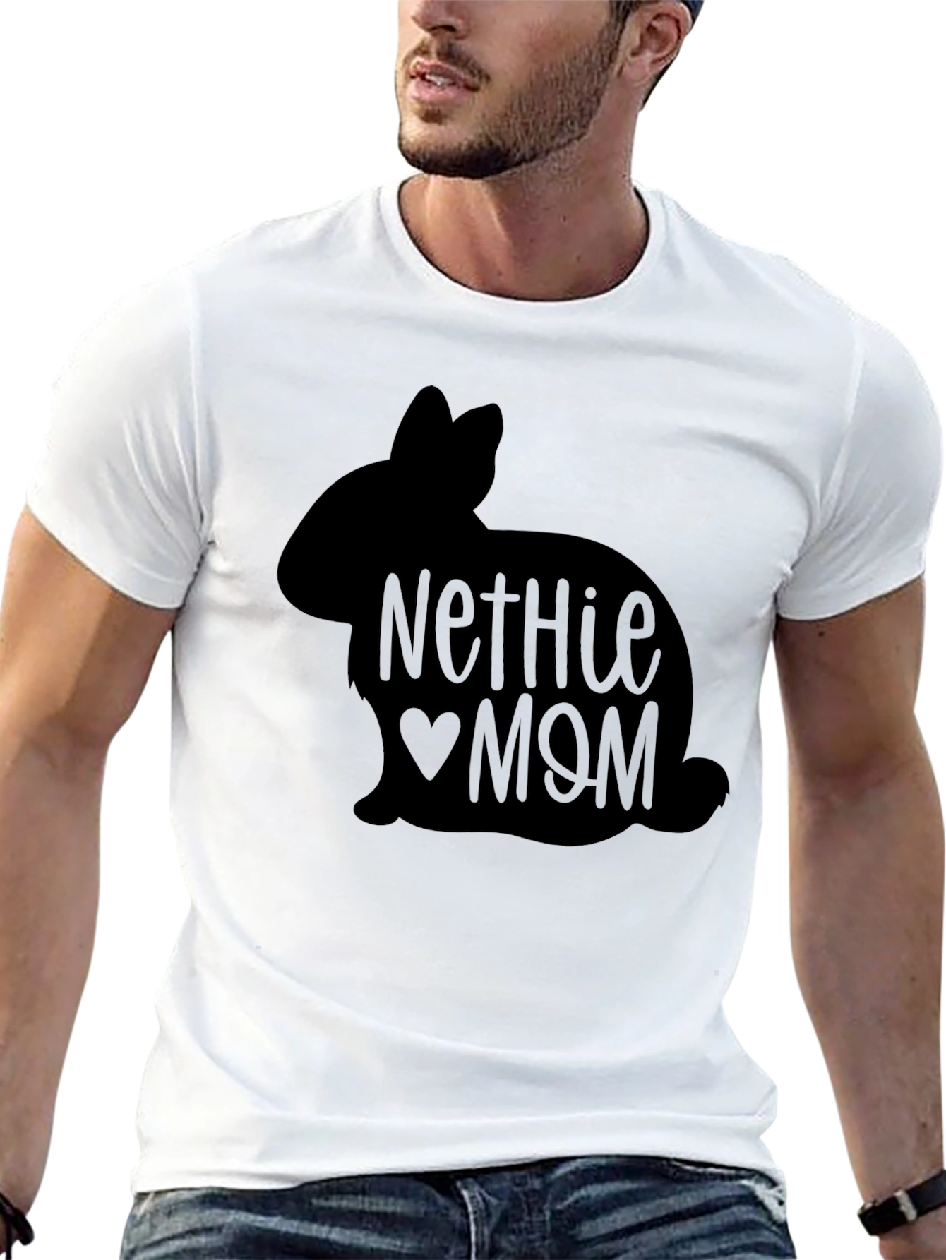 Netherland Dwarf Rabbit Mom T-Shirt