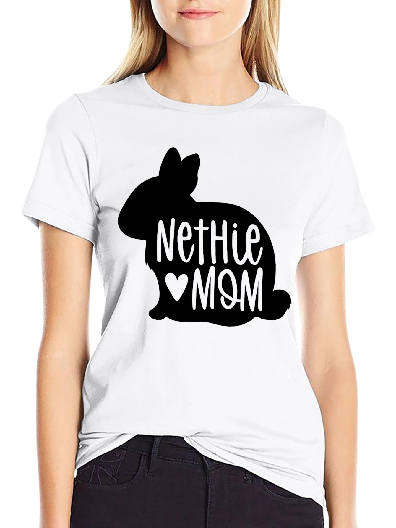 Netherland Dwarf Rabbit Mom T-Shirt