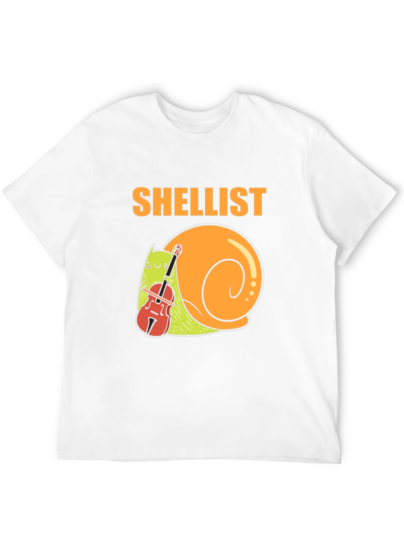 Shellist T-Shirt: Snail Violinist Graphic Tee