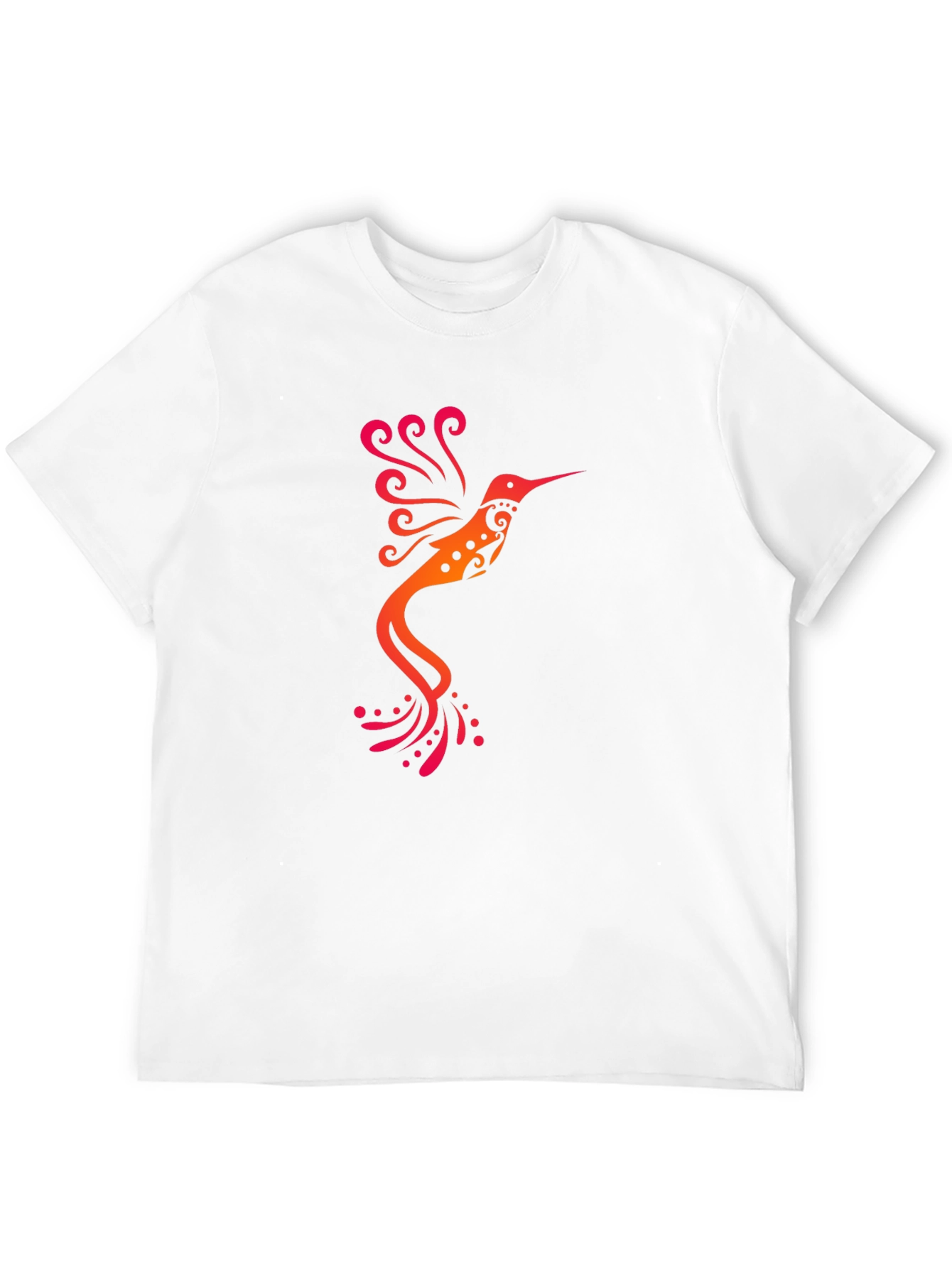 Hummingbird Tribal Art T-Shirt - Black