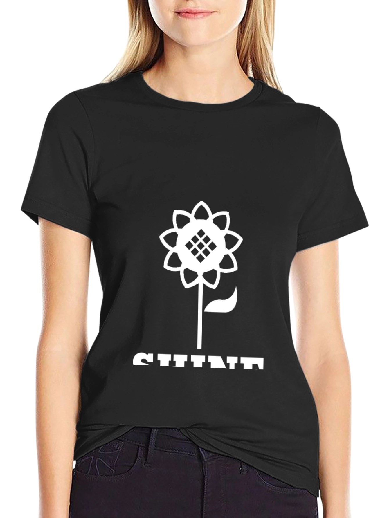 Sunflower SHINE Black T-Shirt