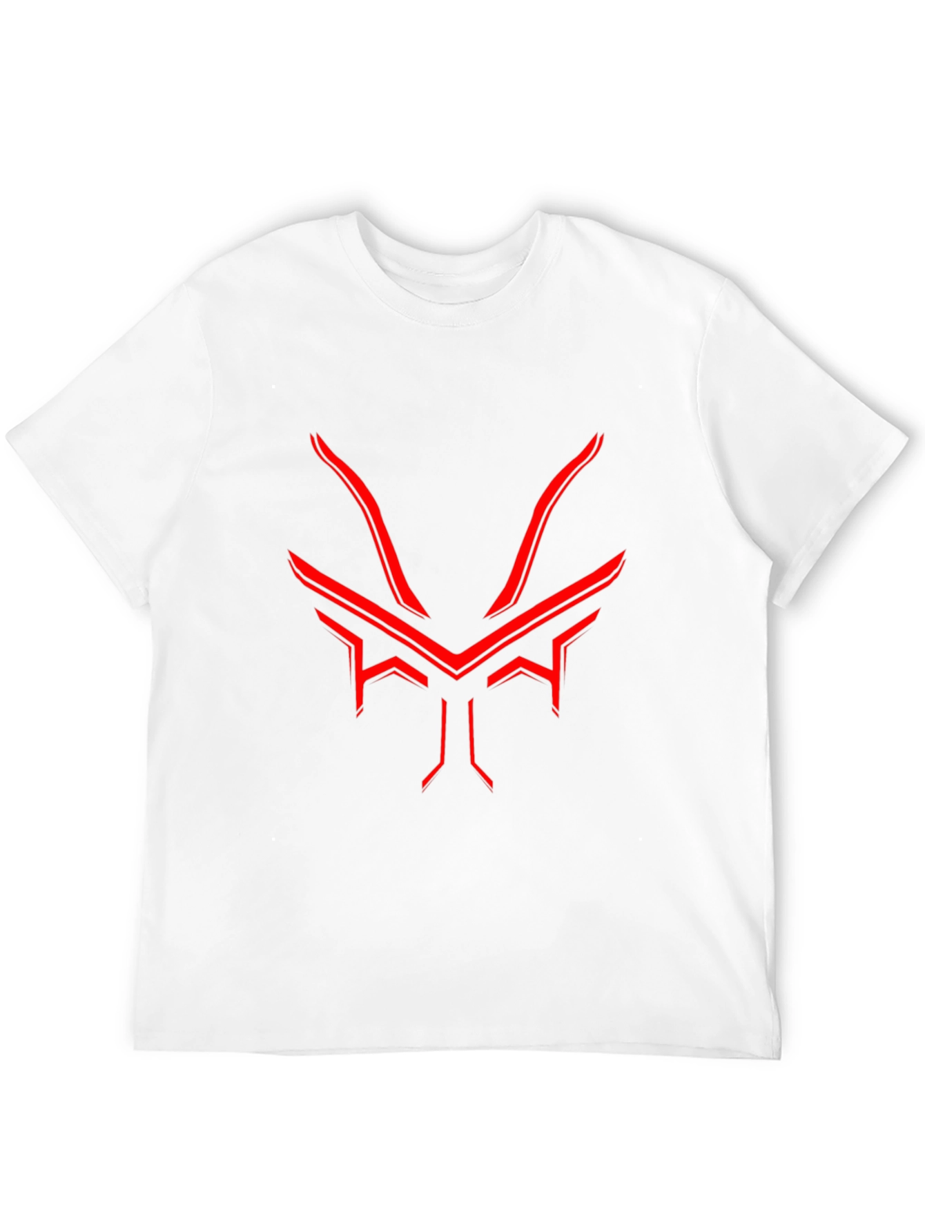 Cyber Demon T-Shirt - Futuristic Red Design