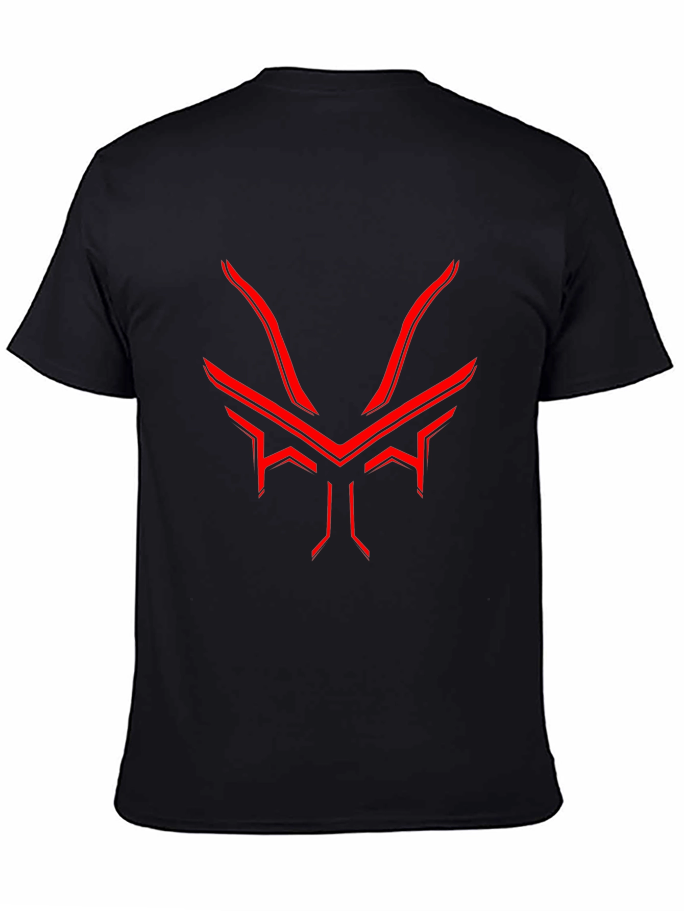 Cyber Demon T-Shirt - Futuristic Red Design