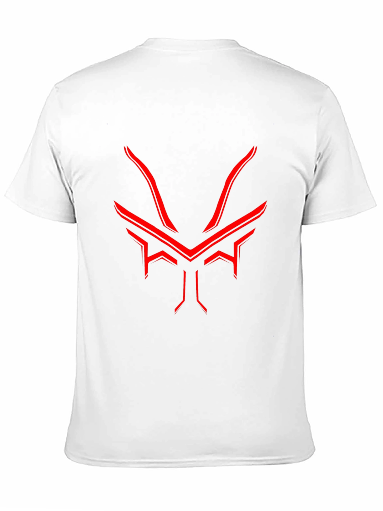 Cyber Demon T-Shirt - Futuristic Red Design