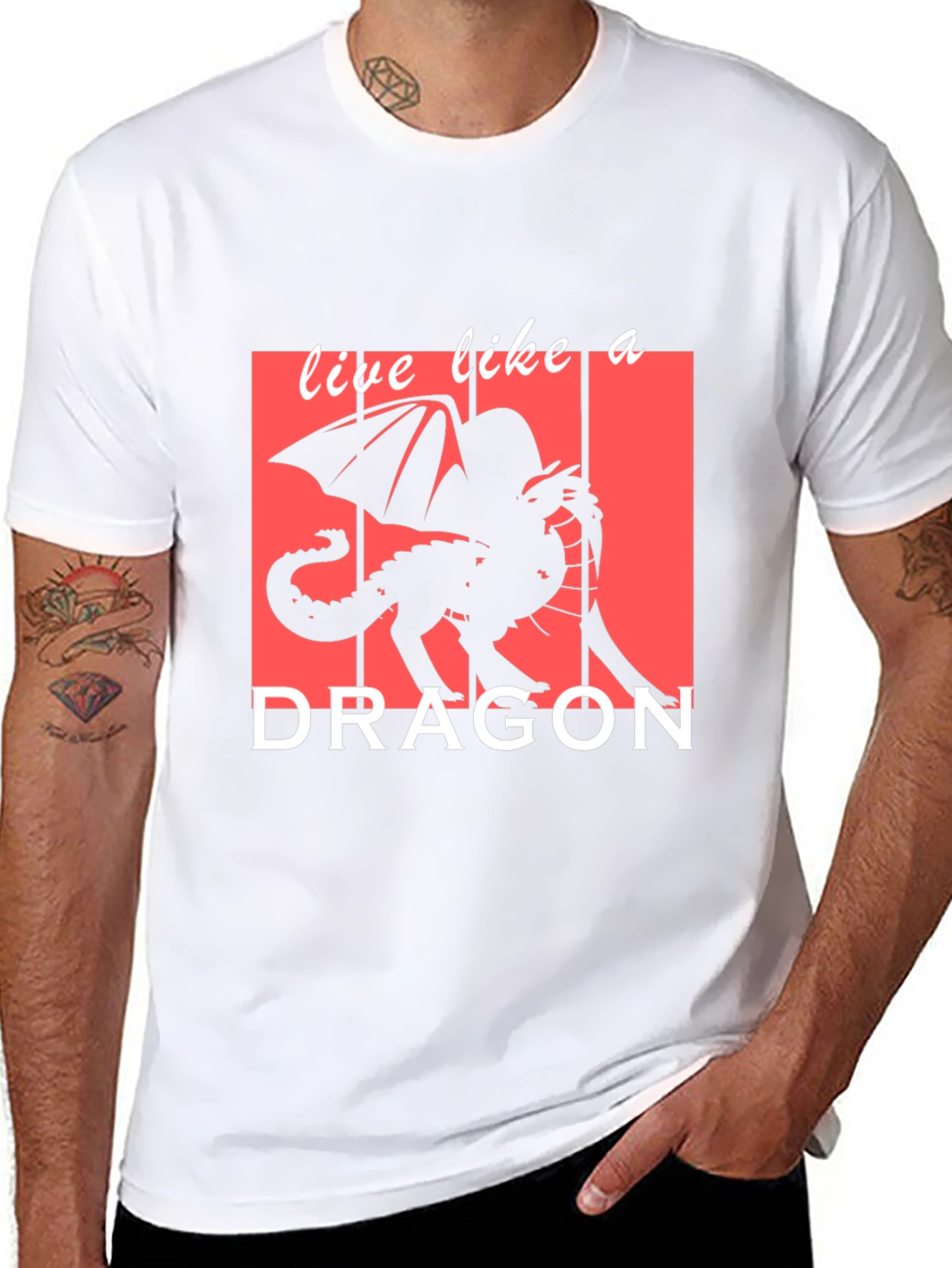 Live Like a Dragon Graphic Tee
