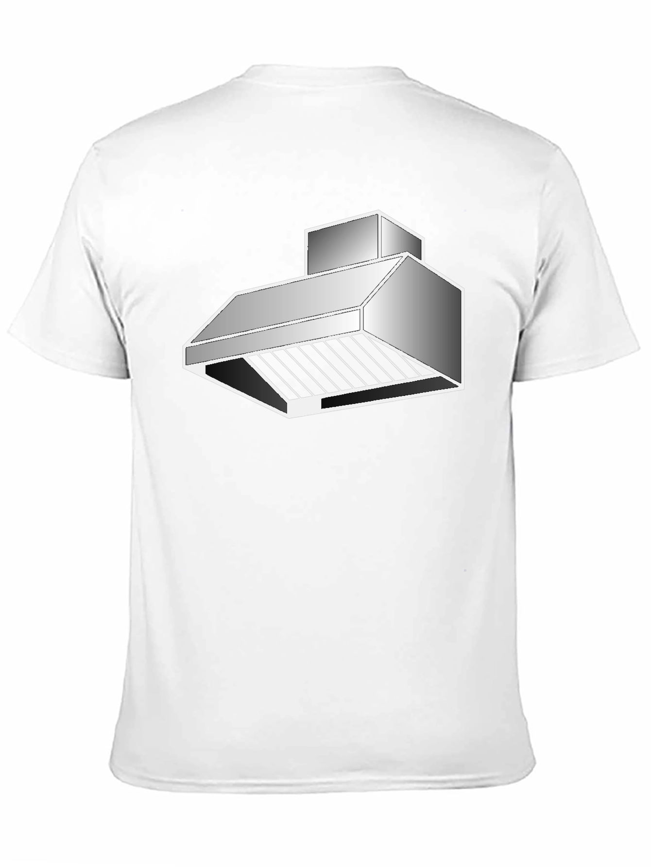 Novelty Range Hood T-Shirt - Black Cotton