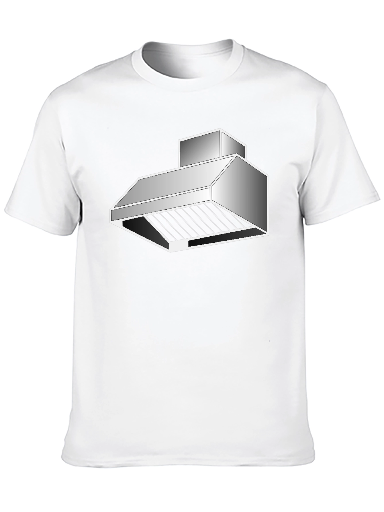 Novelty Range Hood T-Shirt - Black Cotton