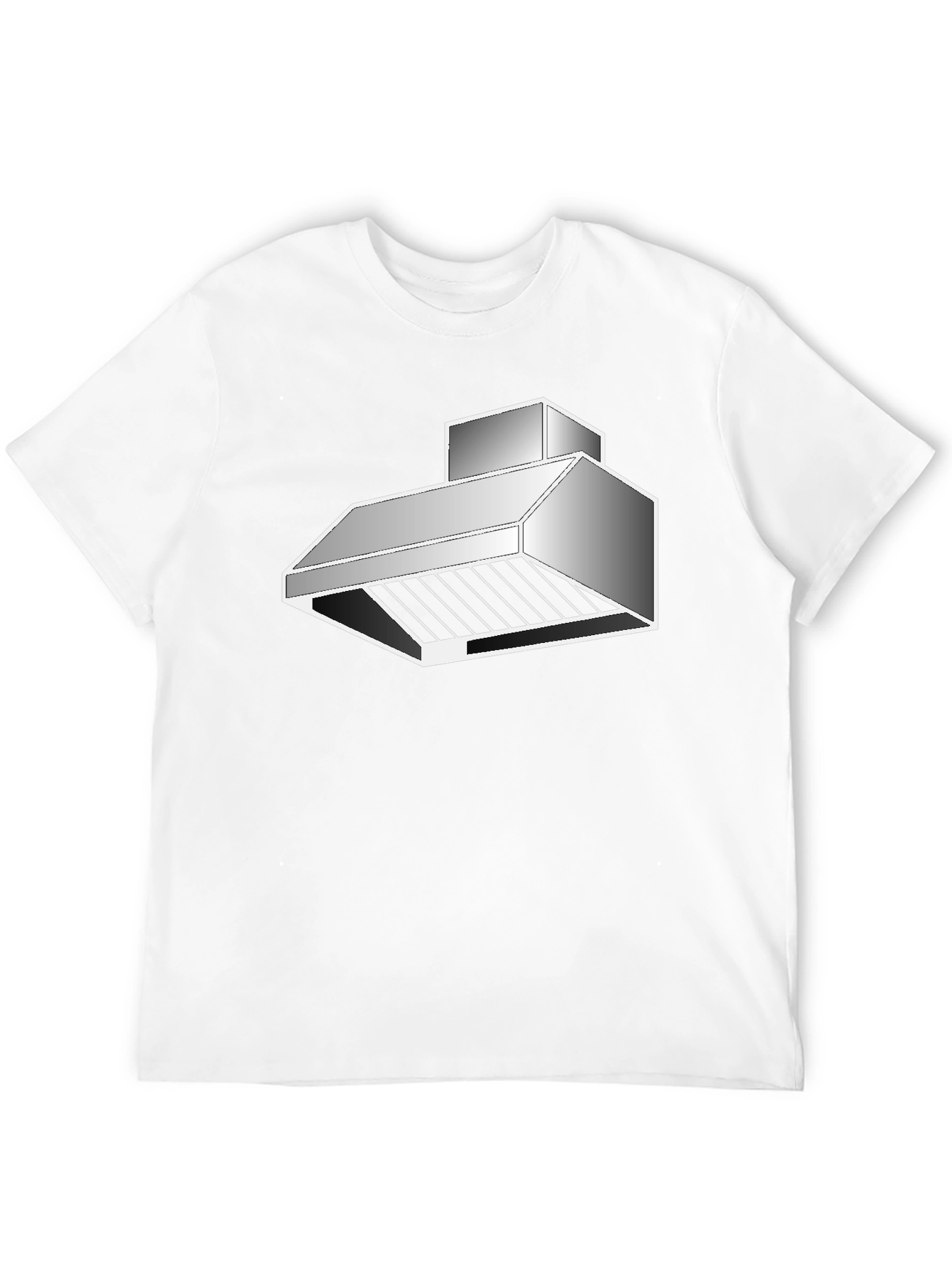 Novelty Range Hood T-Shirt - Black Cotton