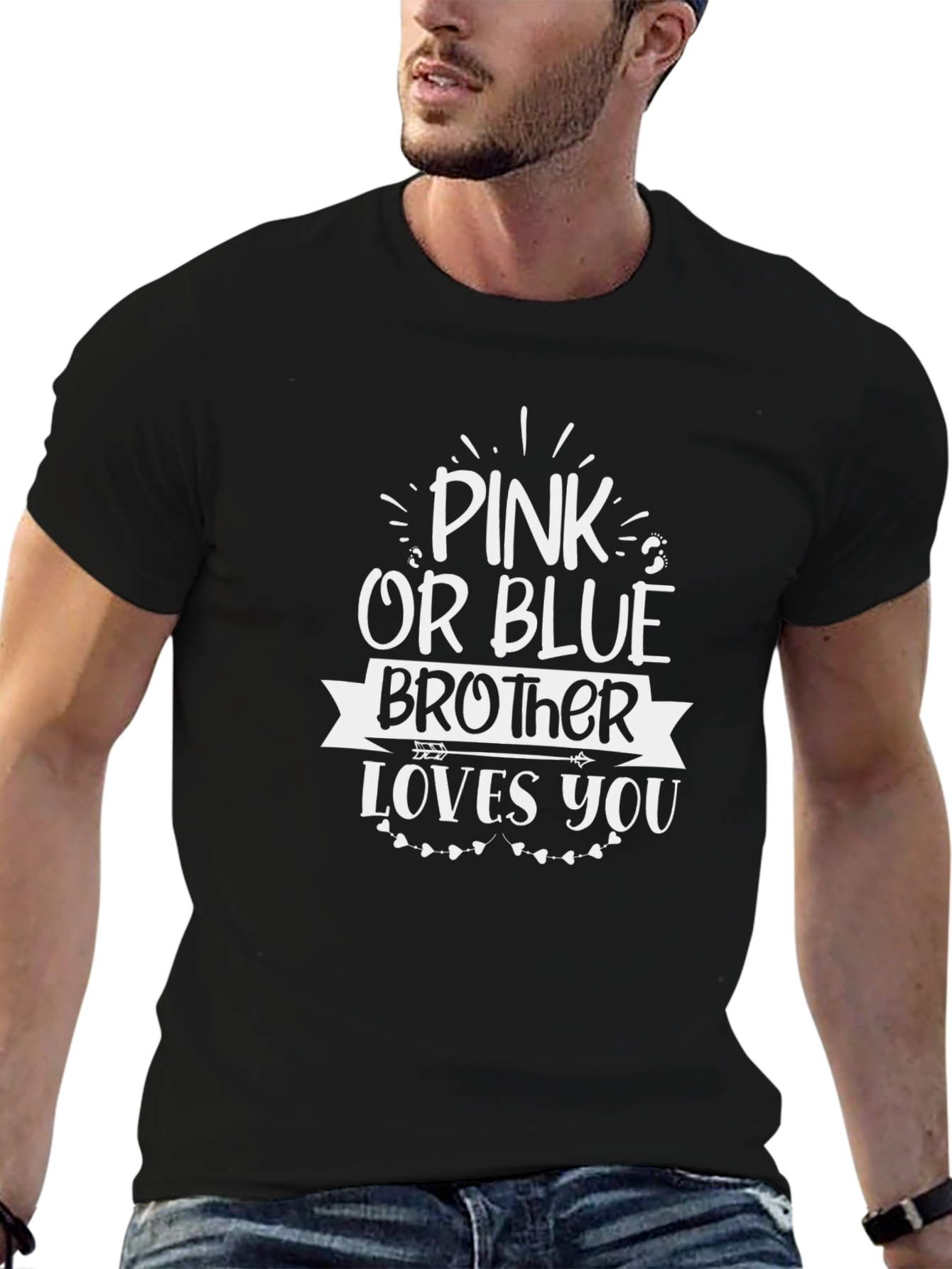 Pink or Blue Brother Loves You T-Shirt