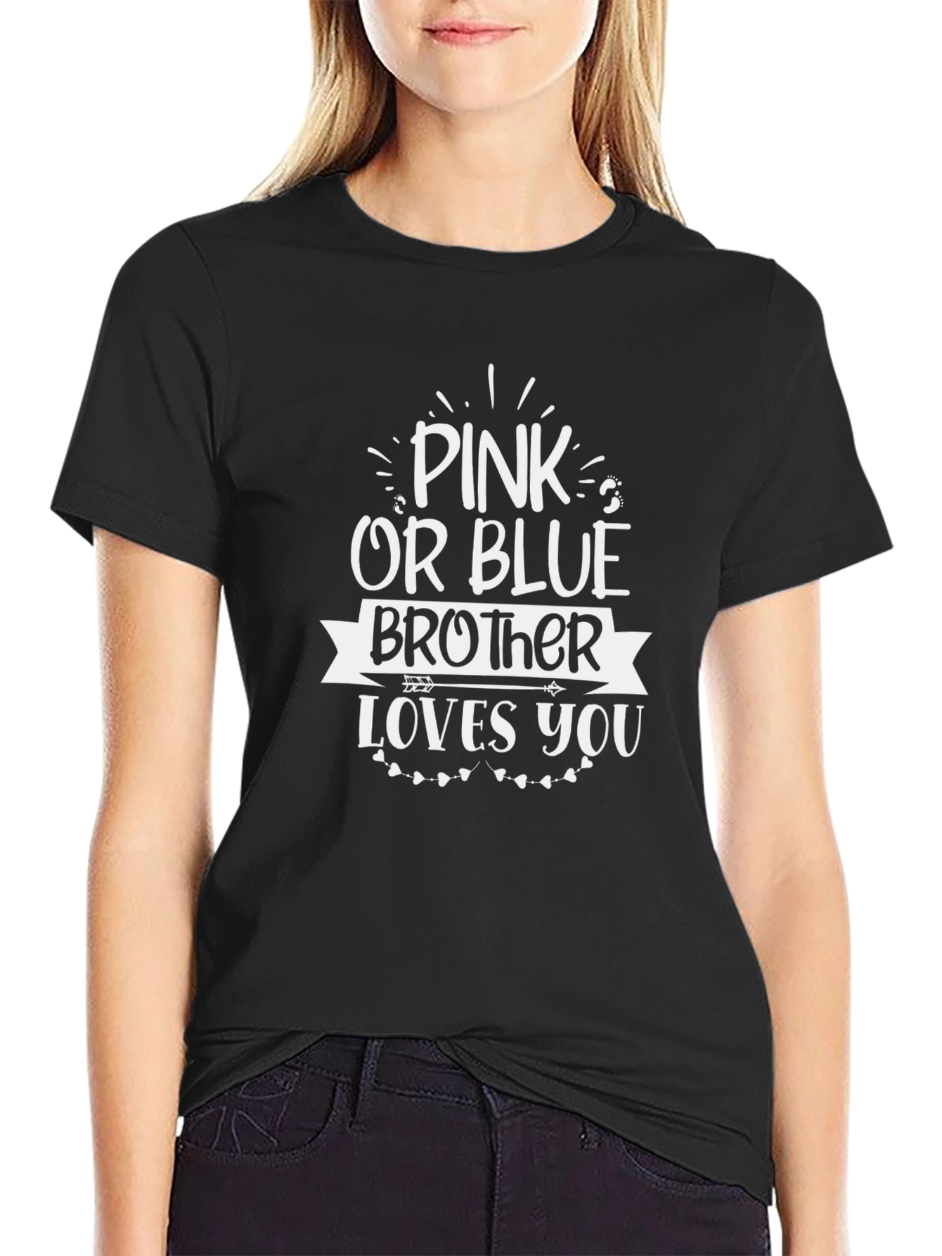 Pink or Blue Brother Loves You T-Shirt