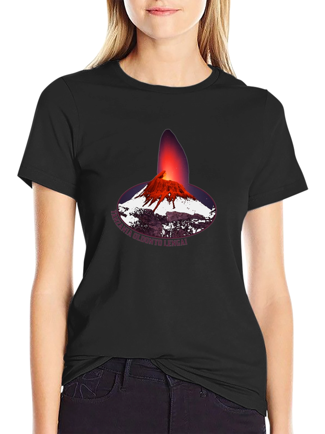 Tanzania Oldonyo Lengai Volcano Graphic T-Shirt