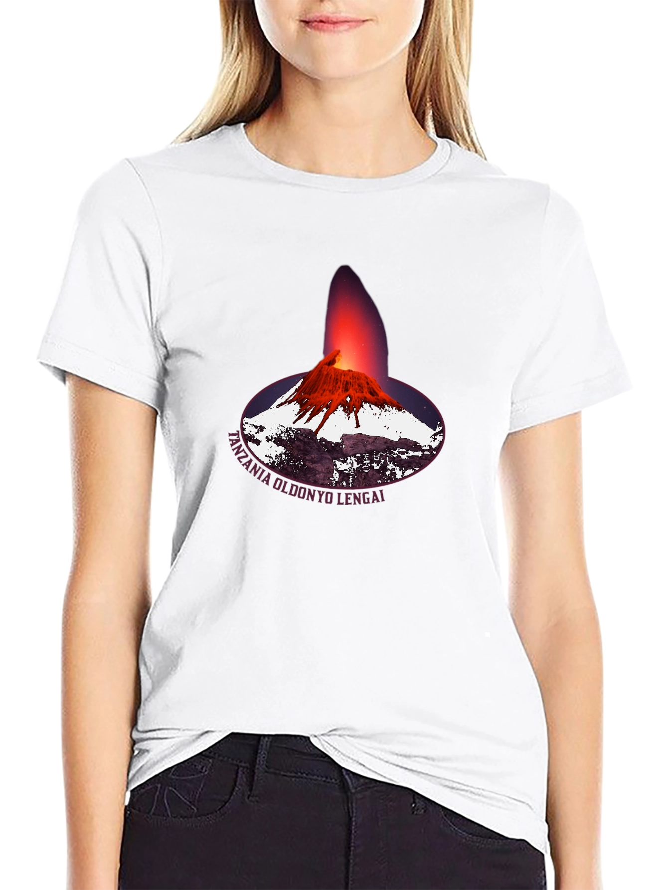 Tanzania Oldonyo Lengai Volcano Graphic T-Shirt
