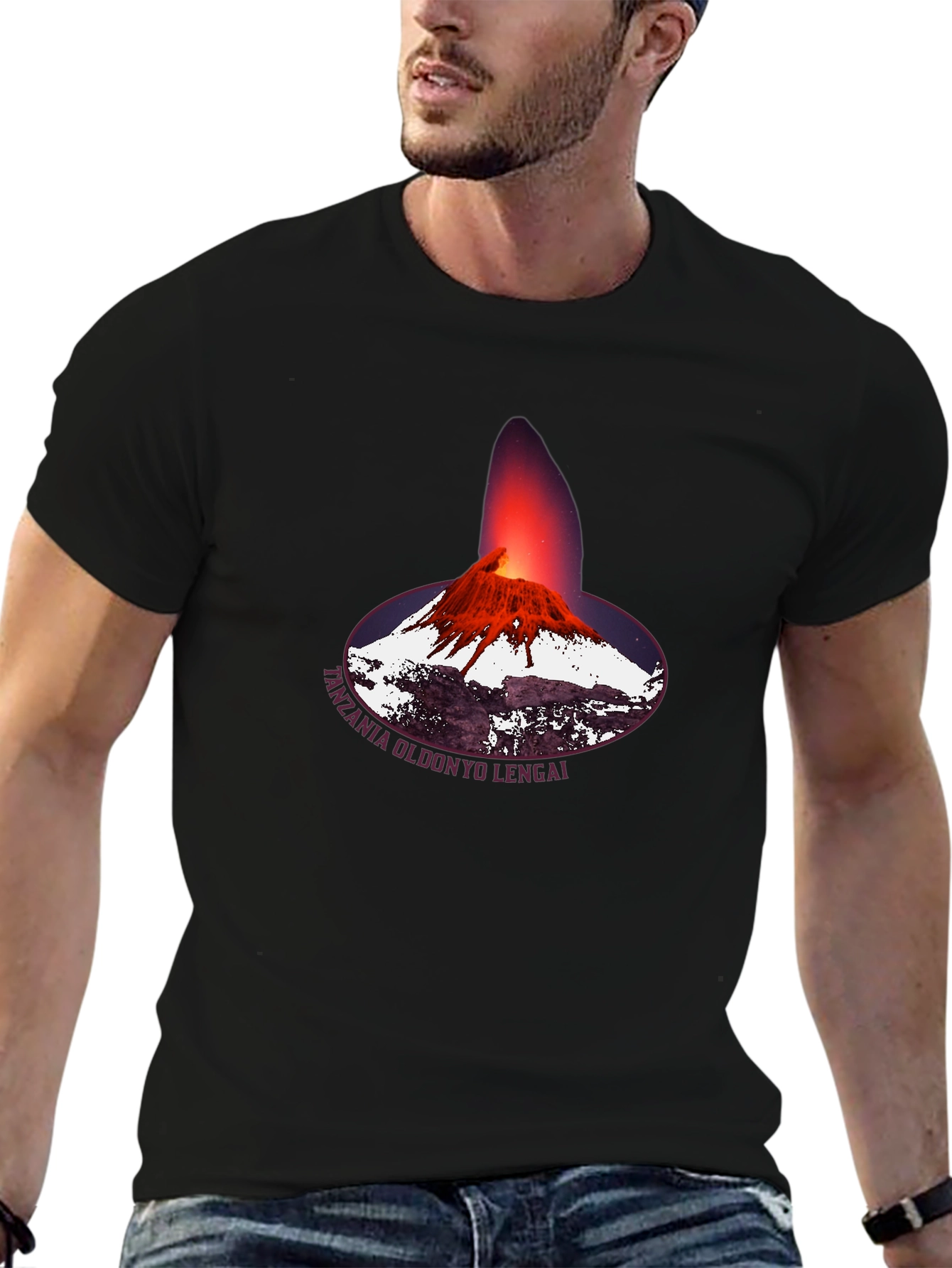 Tanzania Oldonyo Lengai Volcano Graphic T-Shirt