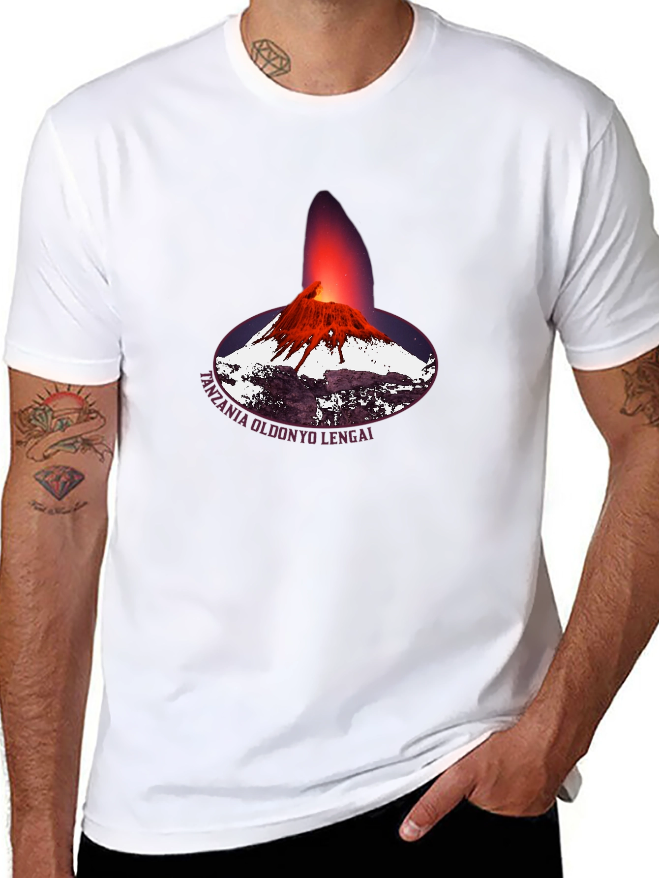 Tanzania Oldonyo Lengai Volcano Graphic T-Shirt