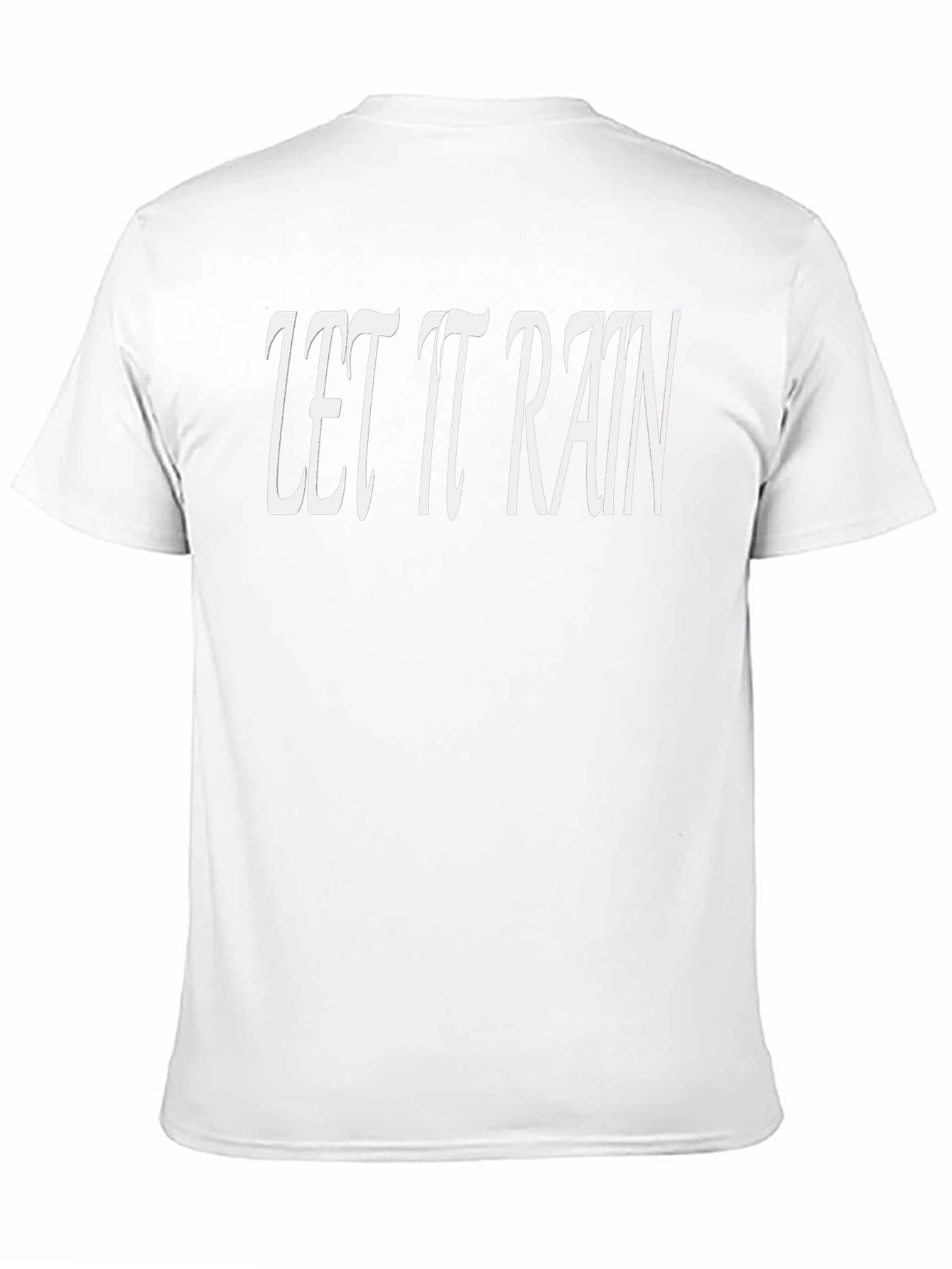 Let It Rain Graphic T-Shirt - Black Cotton Tee