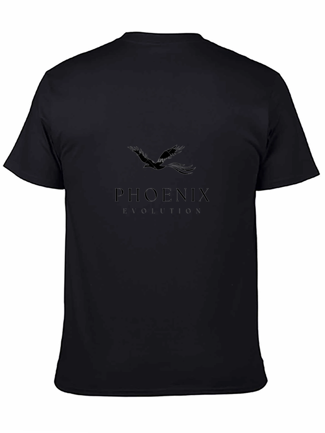Phoenix Rising Black Graphic Tee