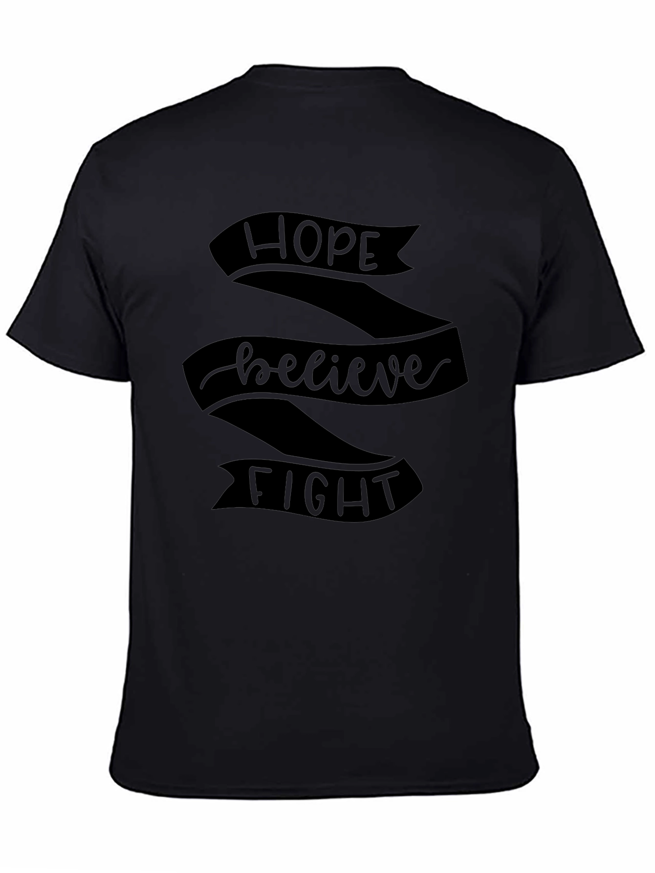 Hope Believe Fight Graphic T-Shirt