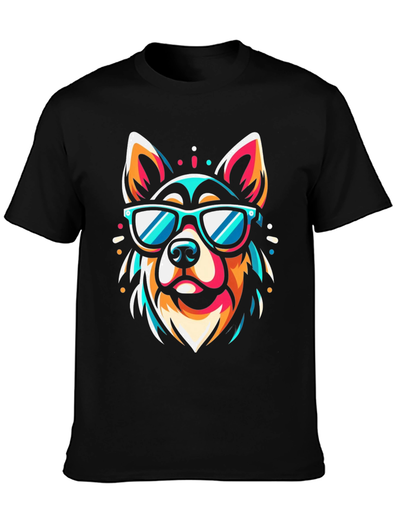 Cool Dog Graphic Tee - Trendy Streetwear