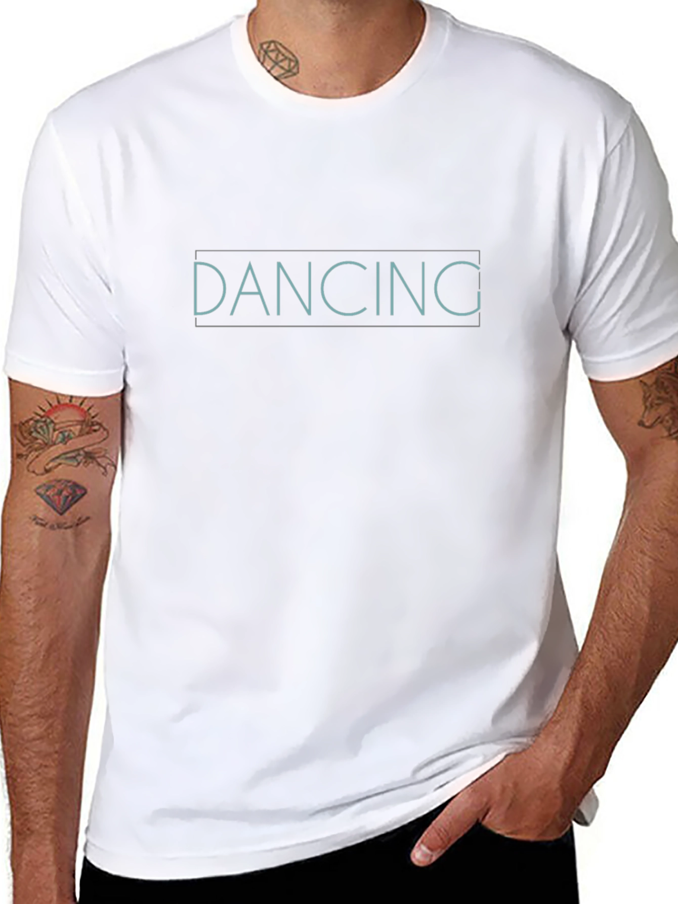 Dancing Tee - Modern Minimalist Graphic T-Shirt