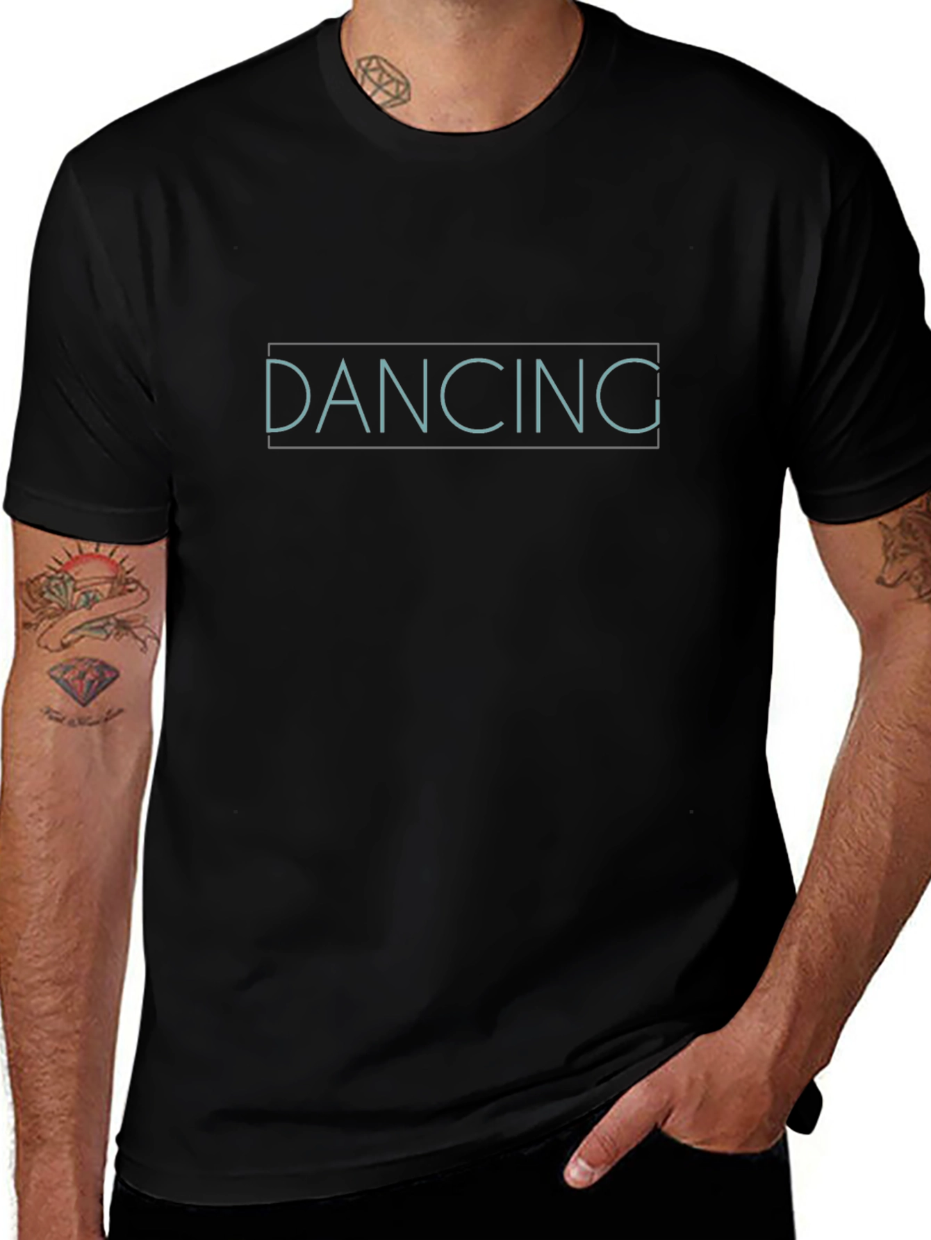 Dancing Tee - Modern Minimalist Graphic T-Shirt