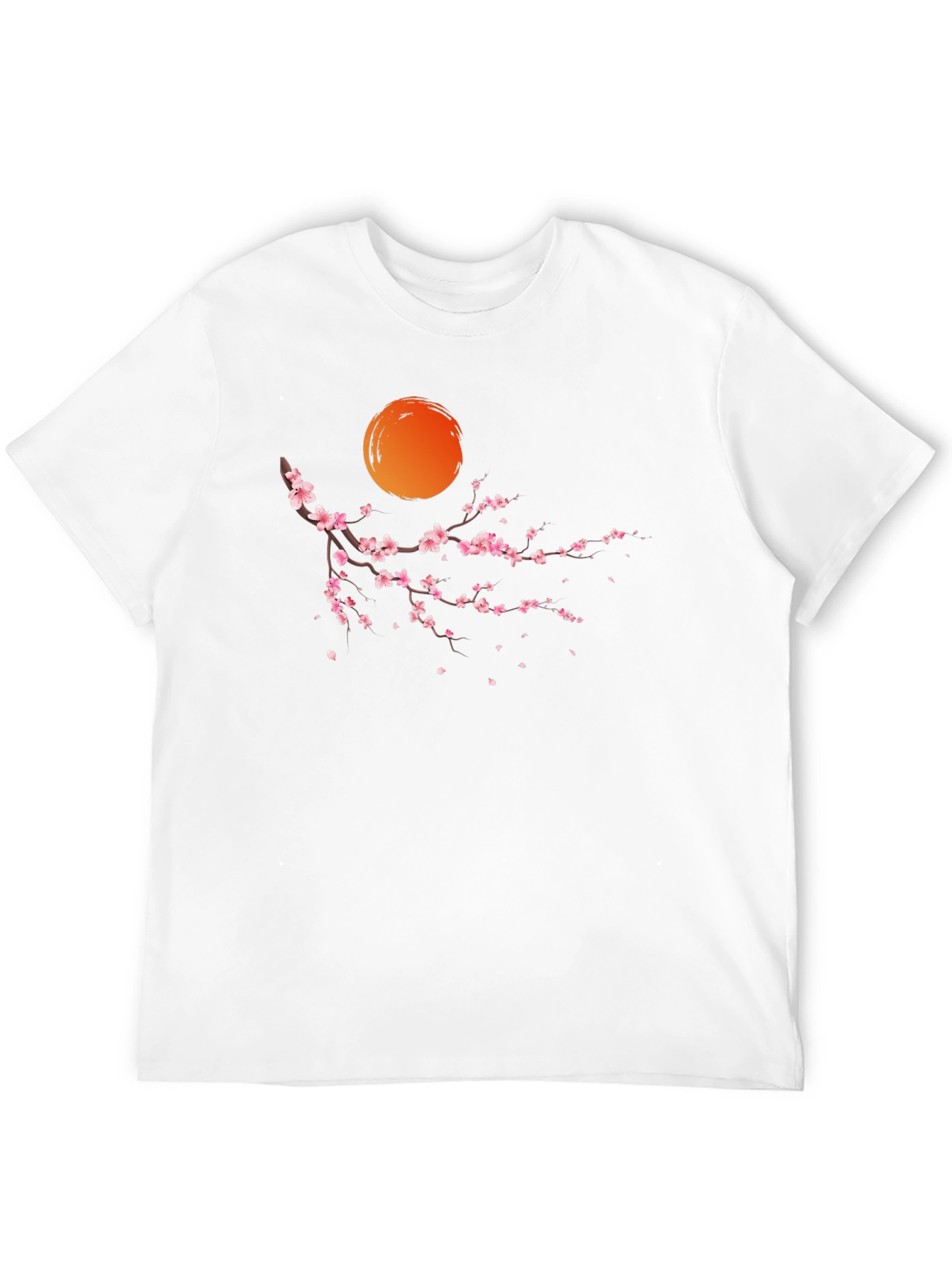 Cherry Blossom Graphic Tee - Mens Black T-Shirt