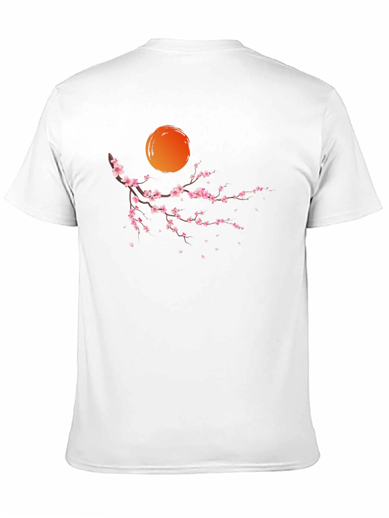 Cherry Blossom Graphic Tee - Mens Black T-Shirt