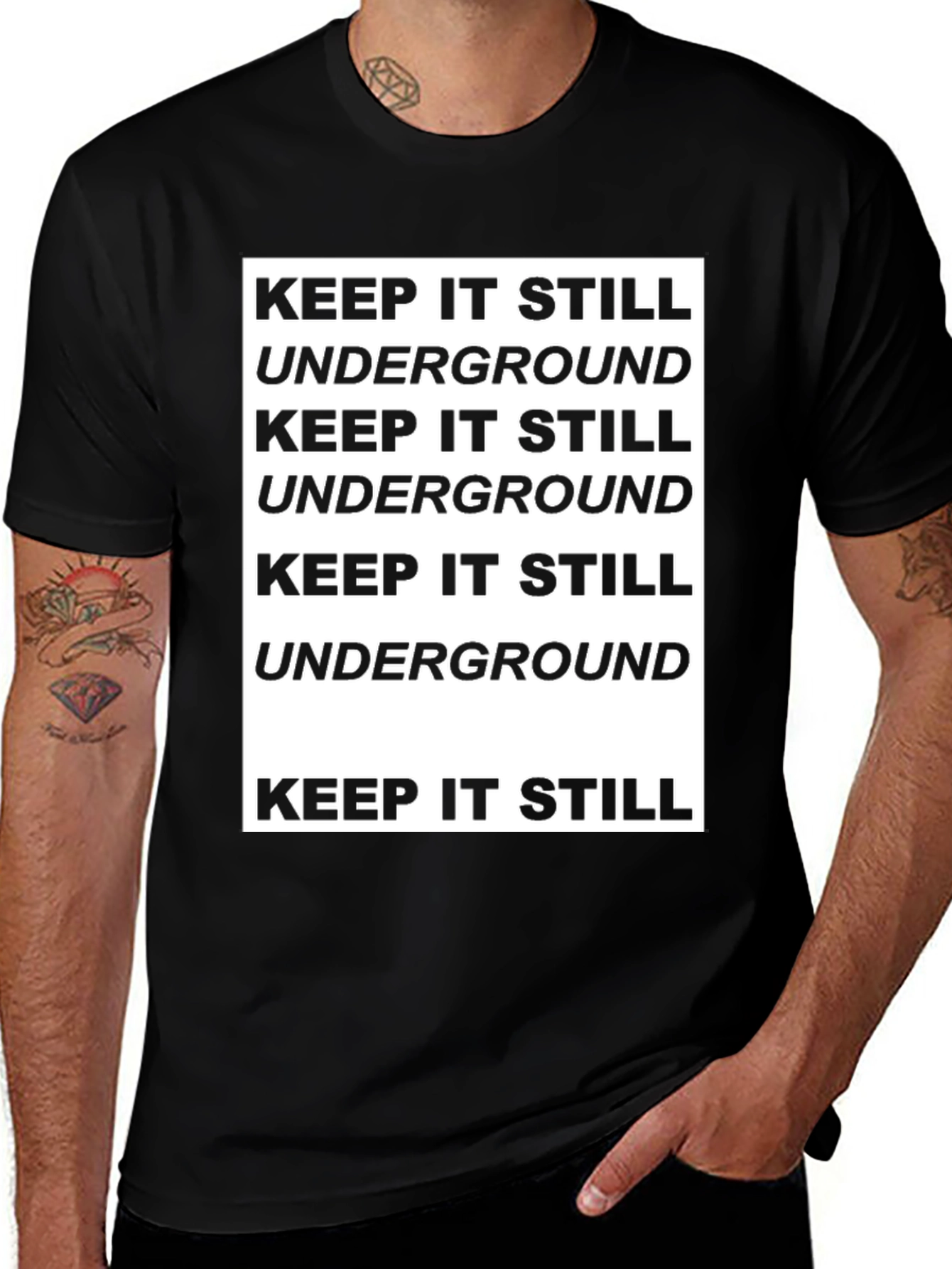 Keep It Still Underground Graphic Tee