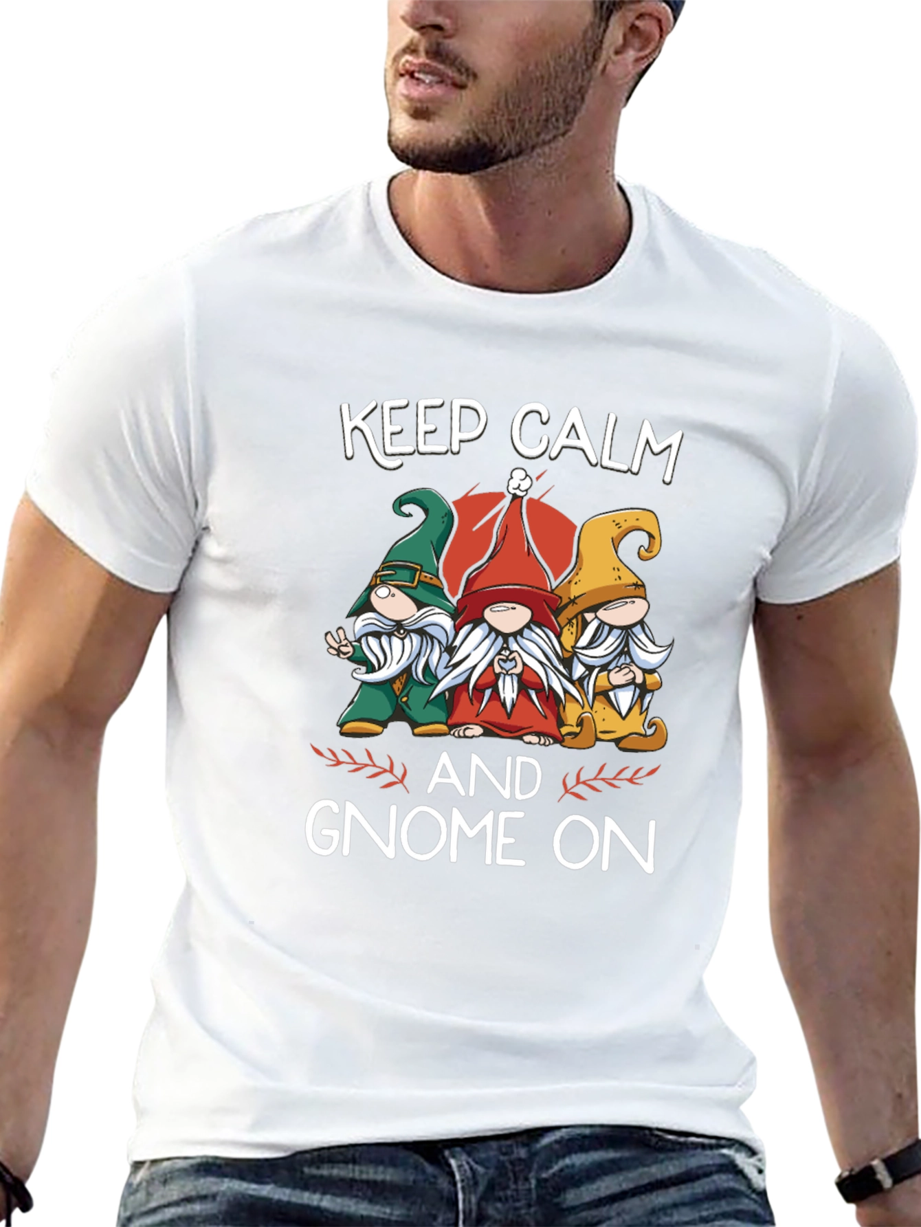 Keep Calm and Gnome On T-Shirt