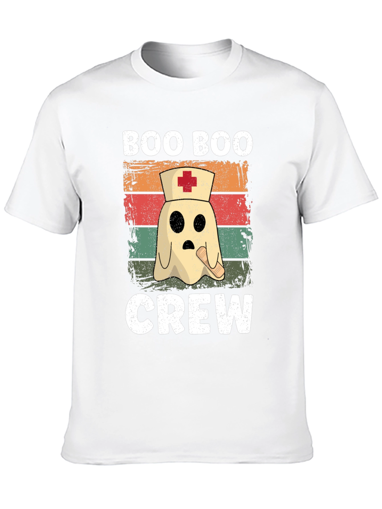 Boo Boo Crew Halloween T-Shirt - Nurse Ghost