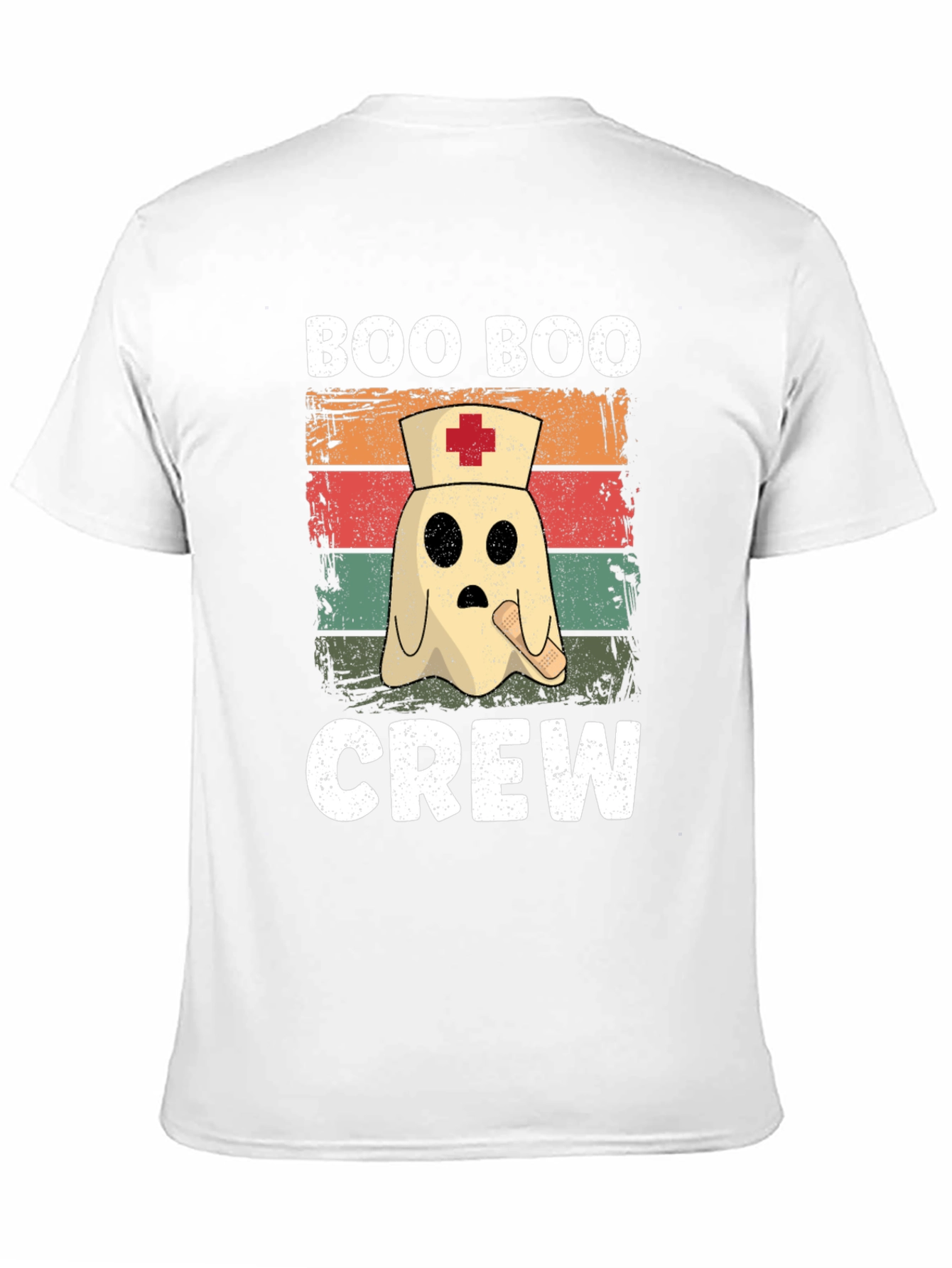 Boo Boo Crew Halloween T-Shirt - Nurse Ghost