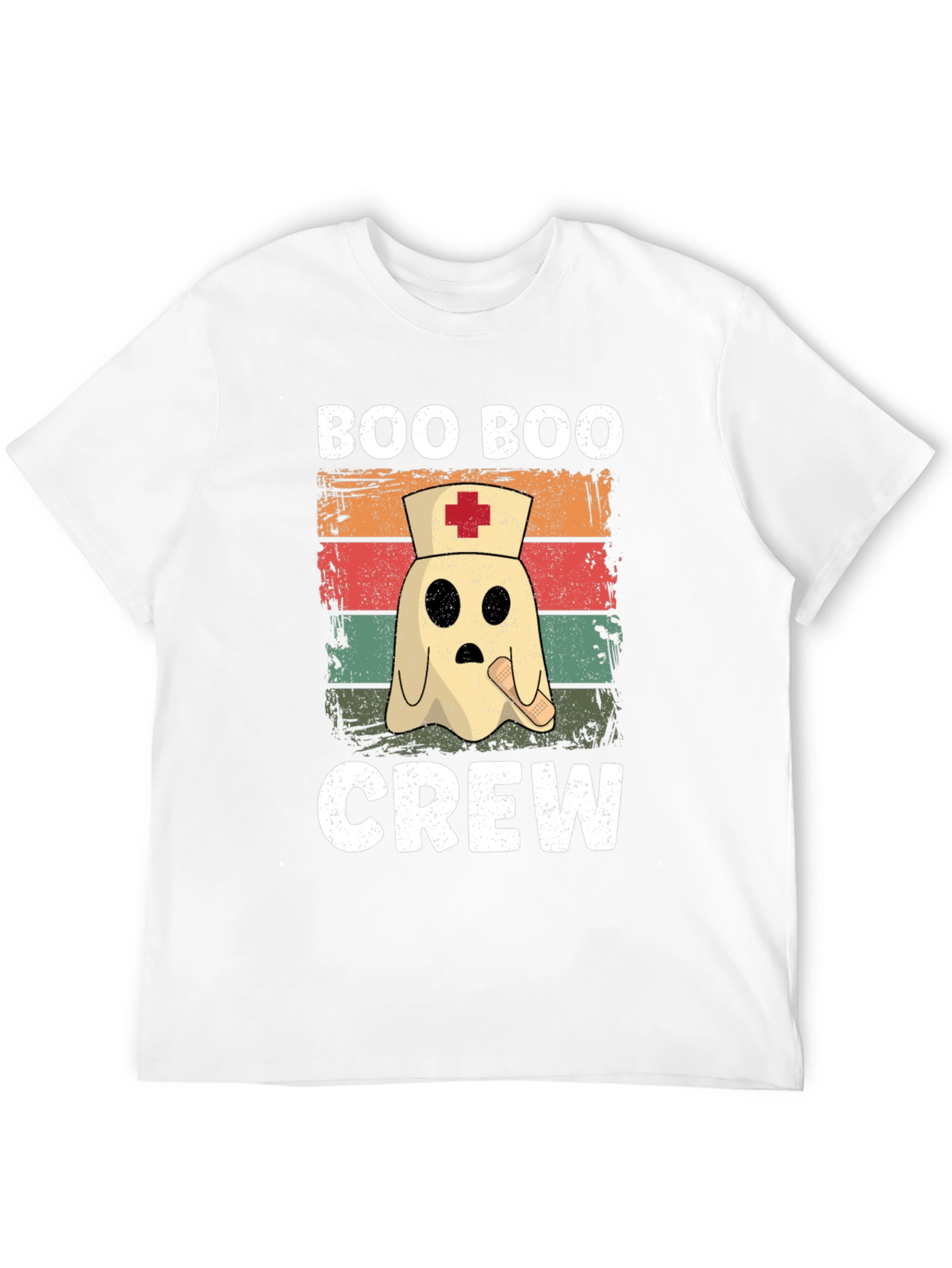Boo Boo Crew Halloween T-Shirt - Nurse Ghost