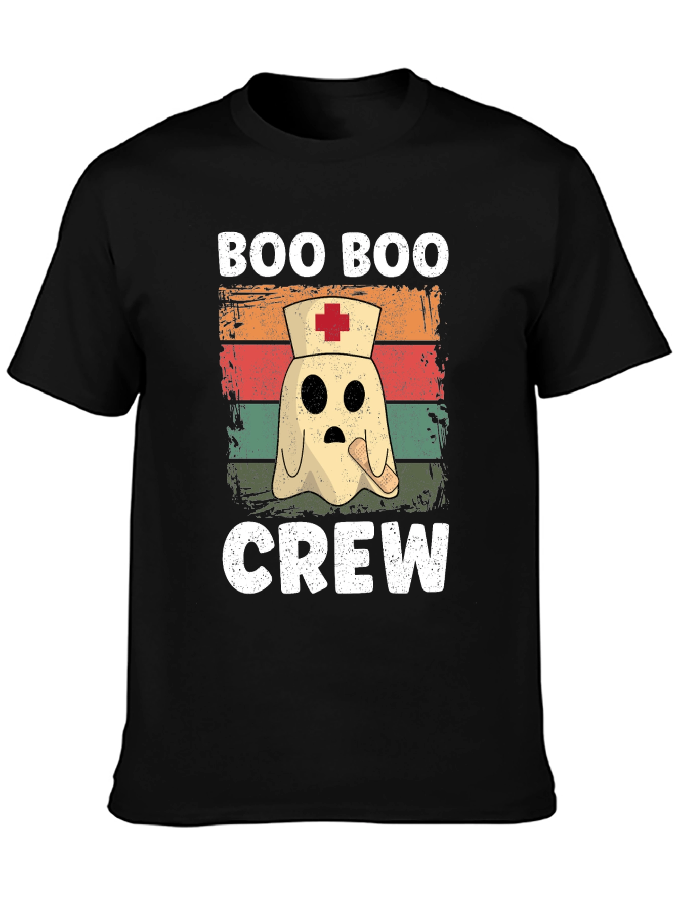 Boo Boo Crew Halloween T-Shirt - Nurse Ghost