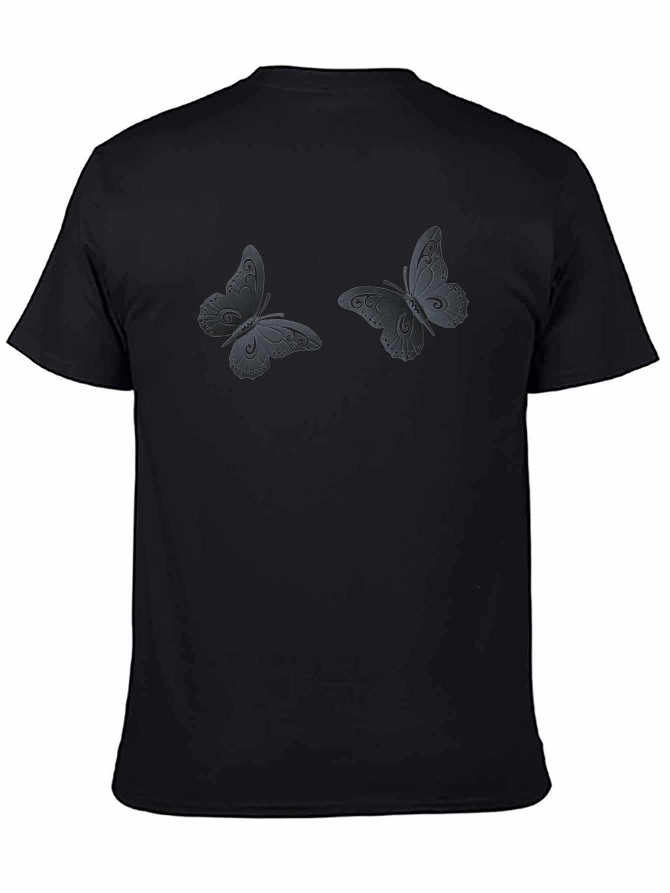 Butterfly Graphic Black T-Shirt