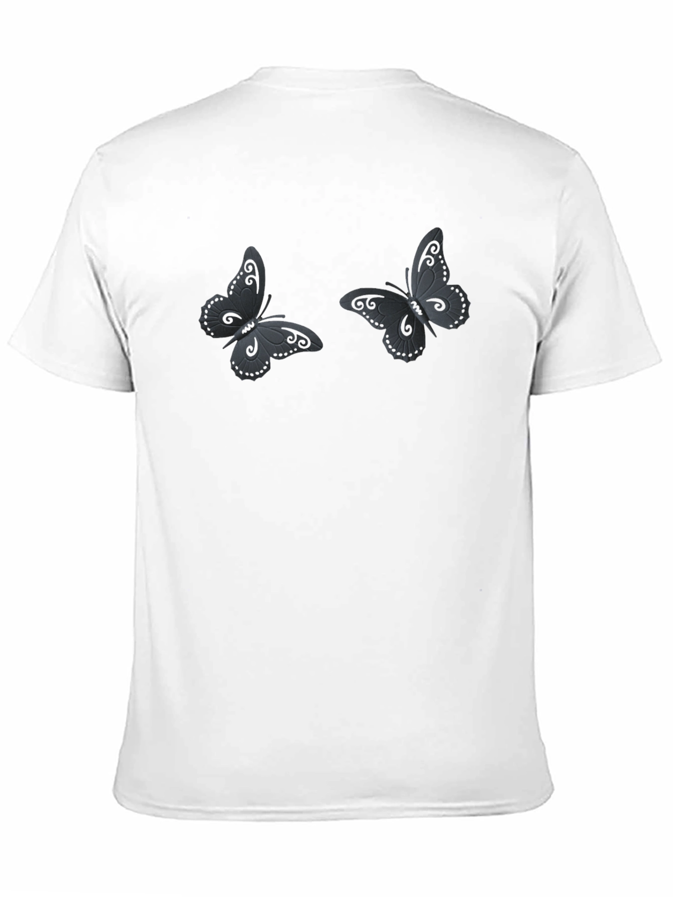 Butterfly Graphic Black T-Shirt