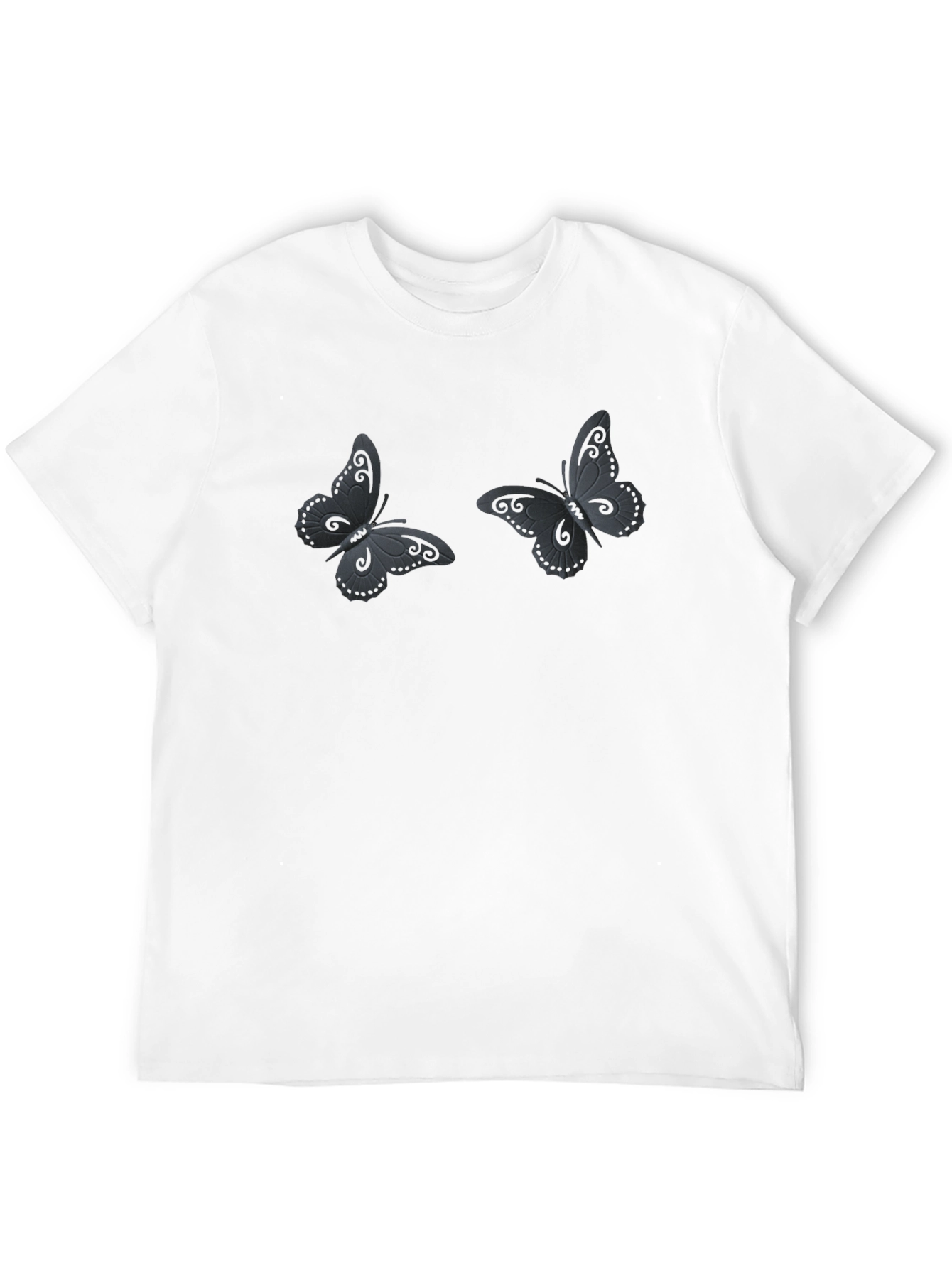 Butterfly Graphic Black T-Shirt