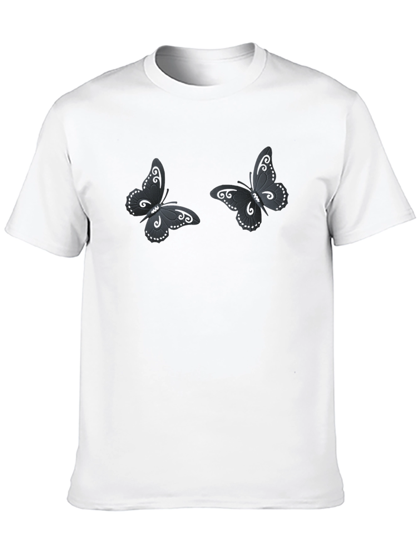 Butterfly Graphic Black T-Shirt