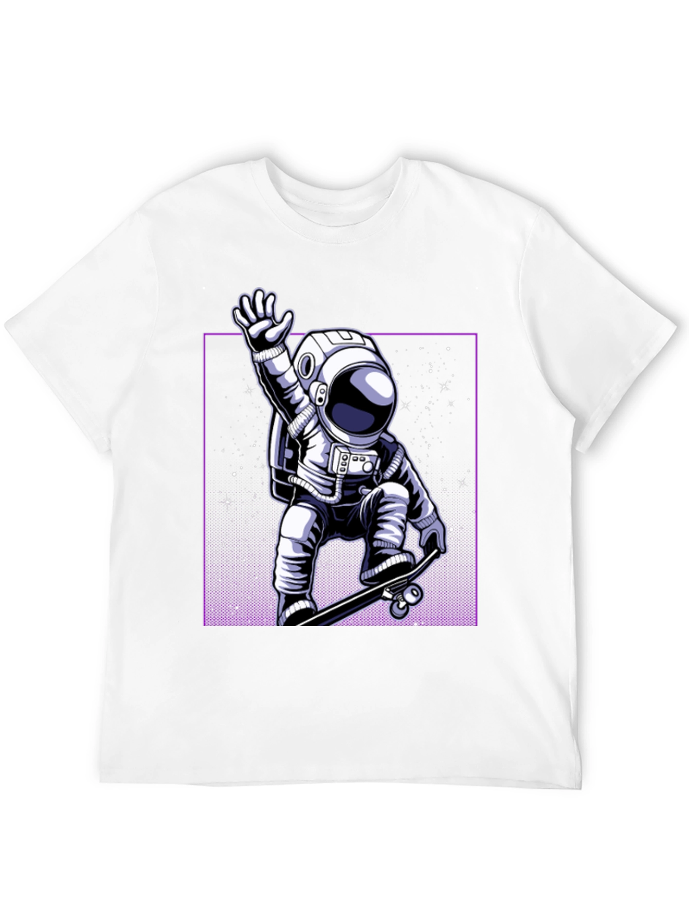 Skateboarding Astronaut Graphic Tee
