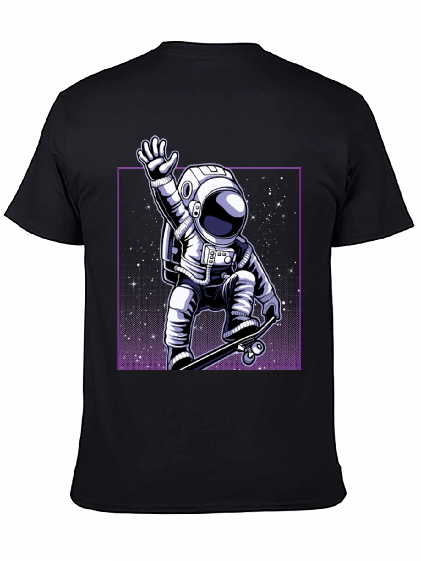 Skateboarding Astronaut Graphic Tee