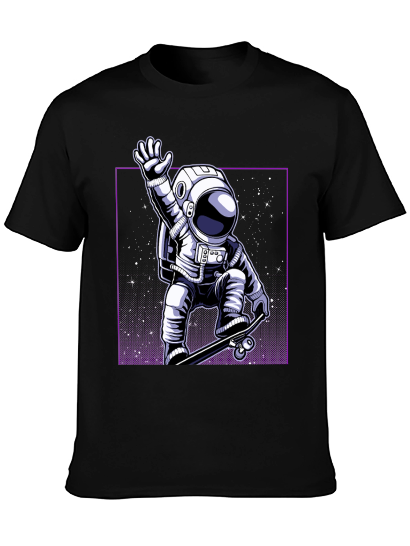Skateboarding Astronaut Graphic Tee