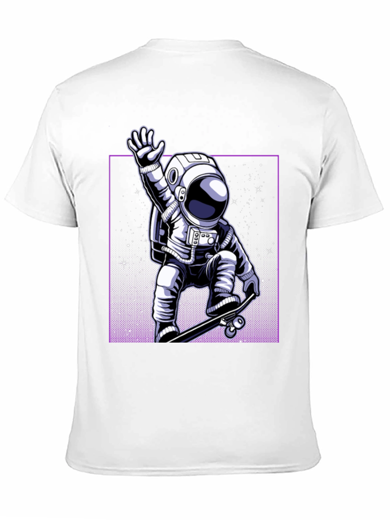 Skateboarding Astronaut Graphic Tee