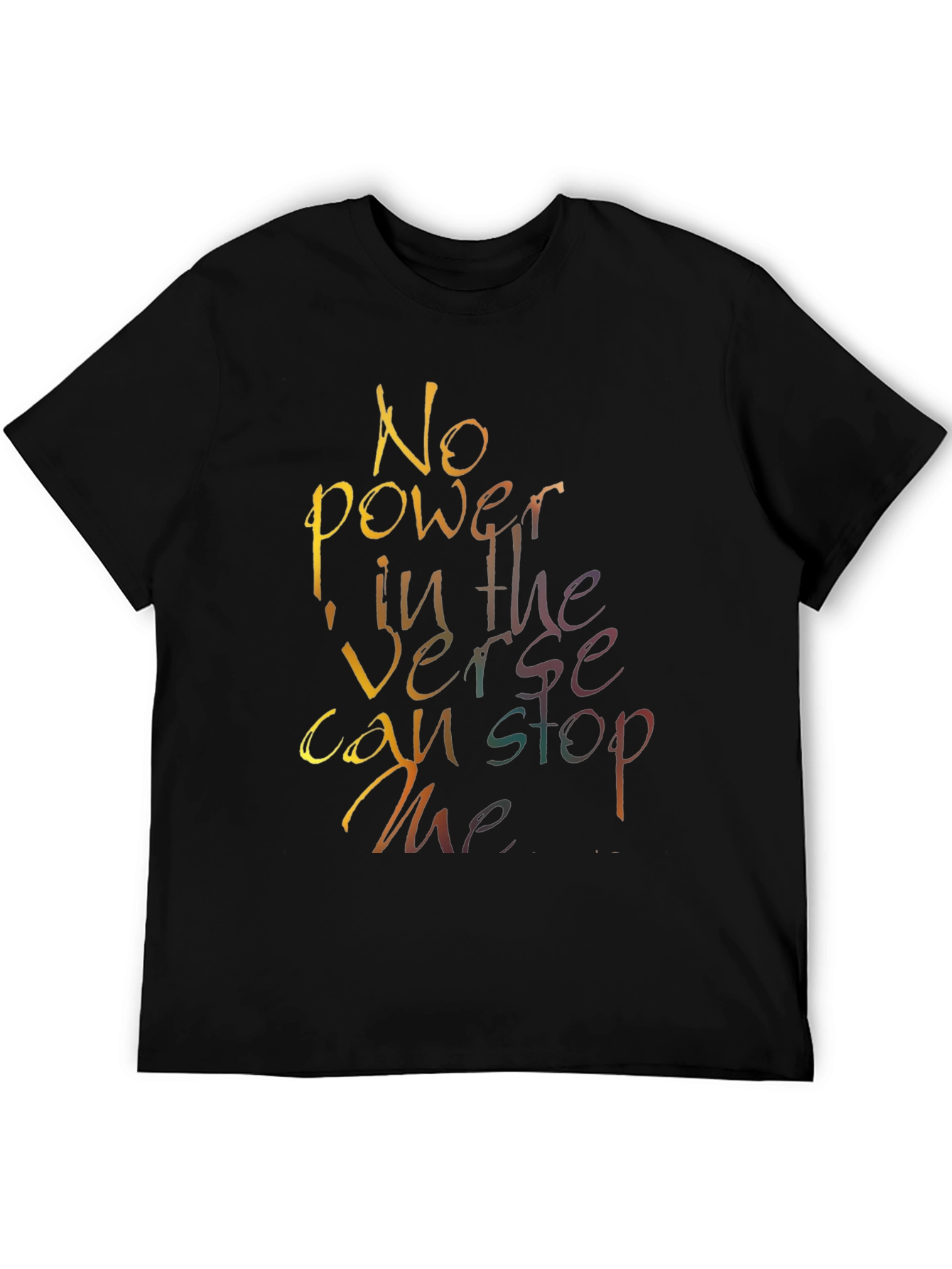 No Power T-Shirt - Mens Black Graphic Tee