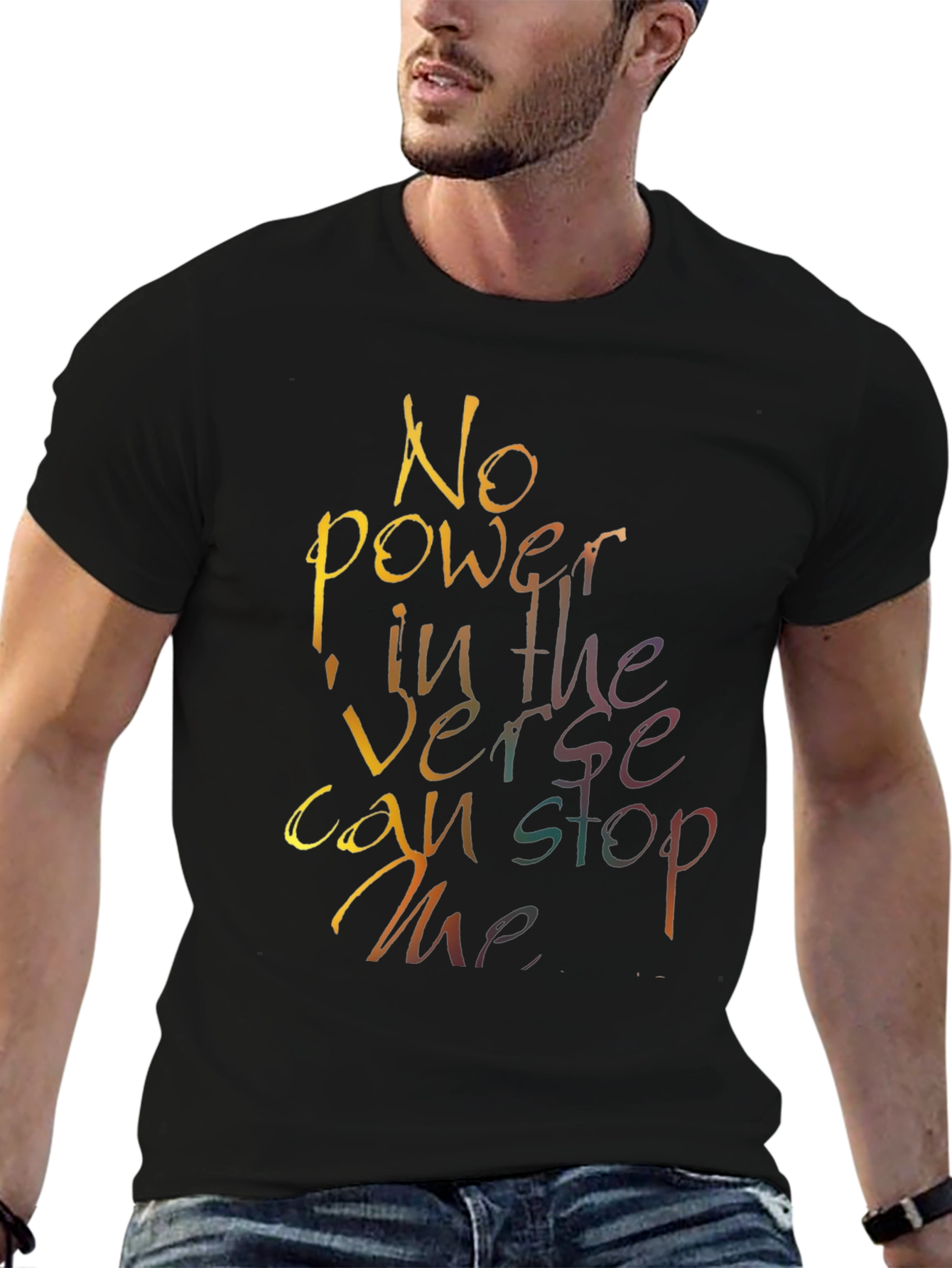 No Power T-Shirt - Mens Black Graphic Tee