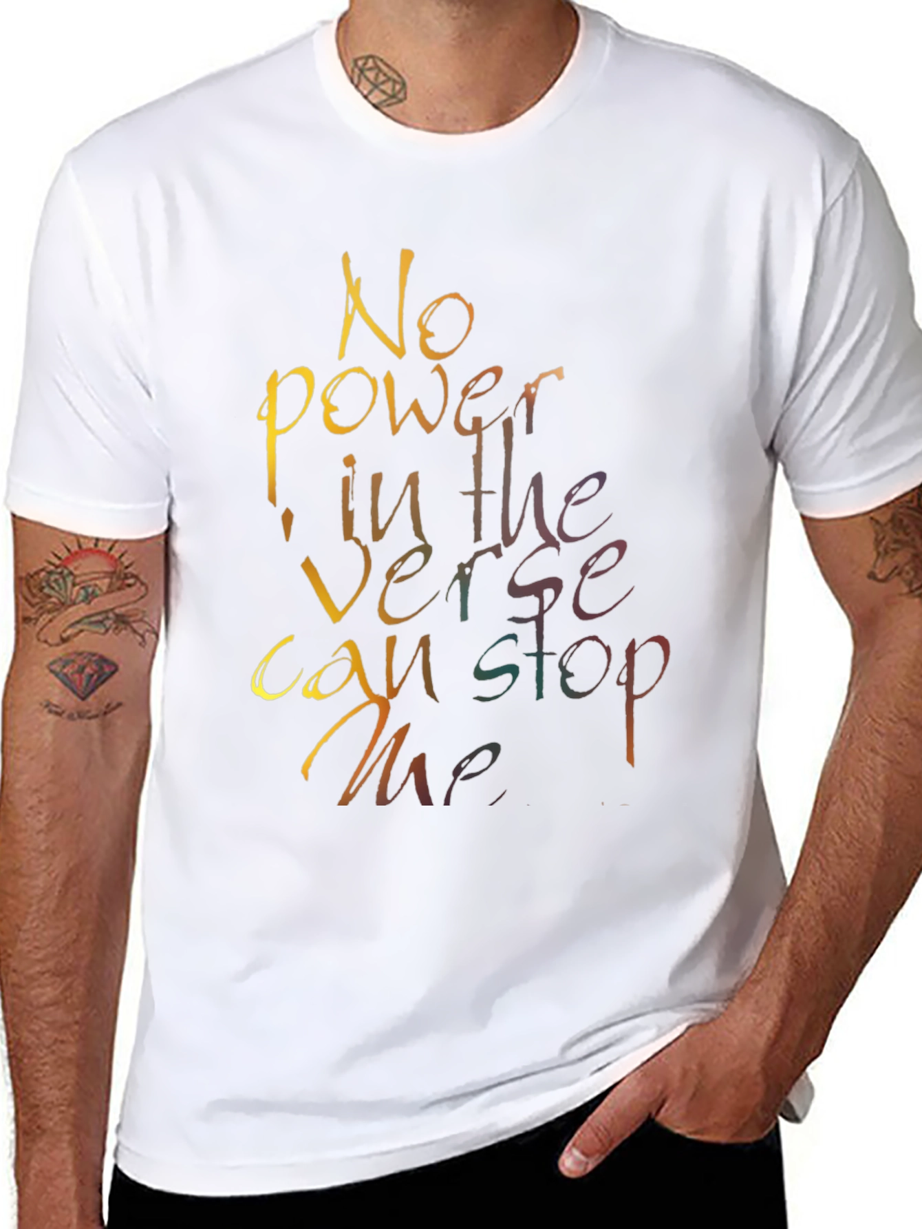 No Power T-Shirt - Mens Black Graphic Tee