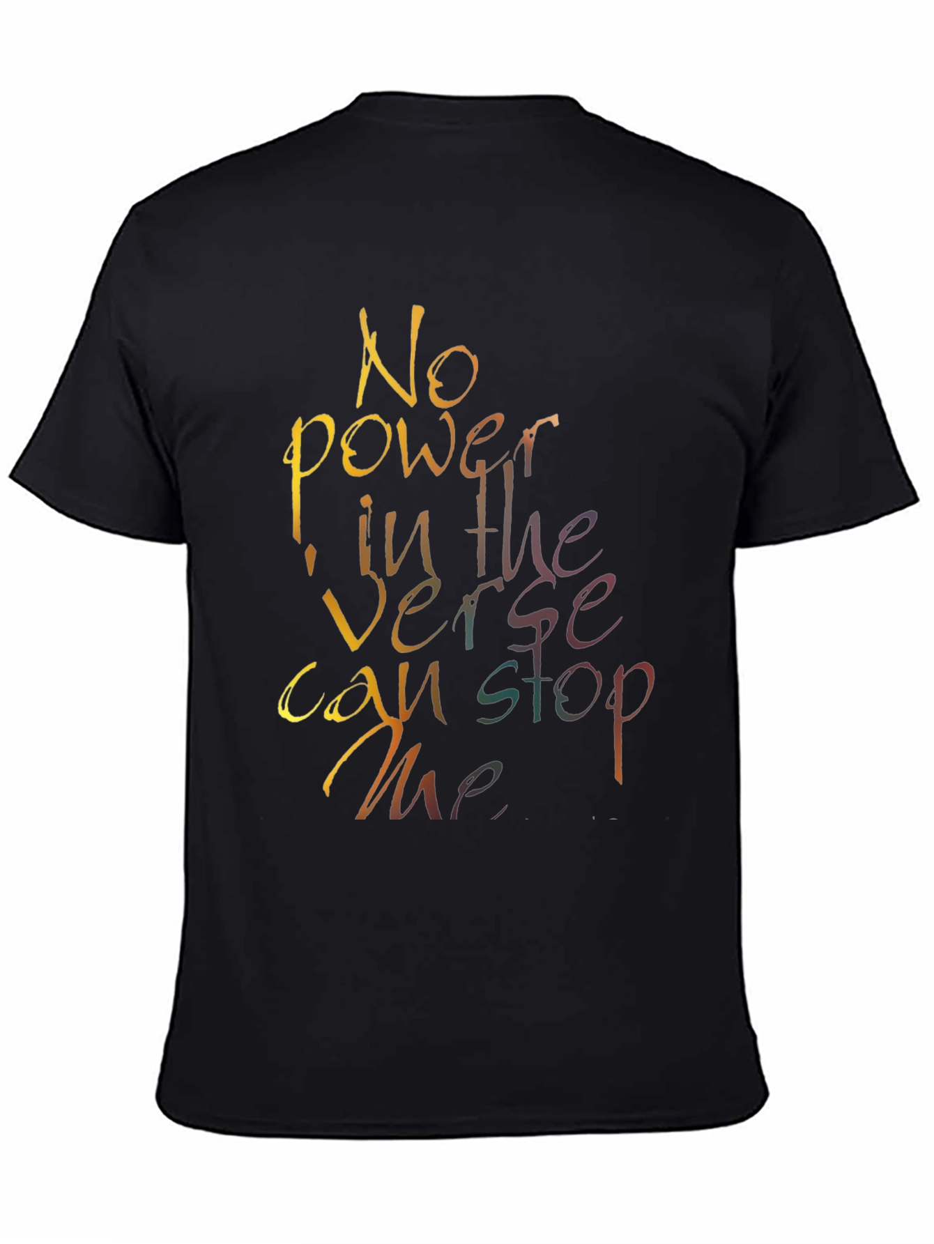 No Power T-Shirt - Mens Black Graphic Tee